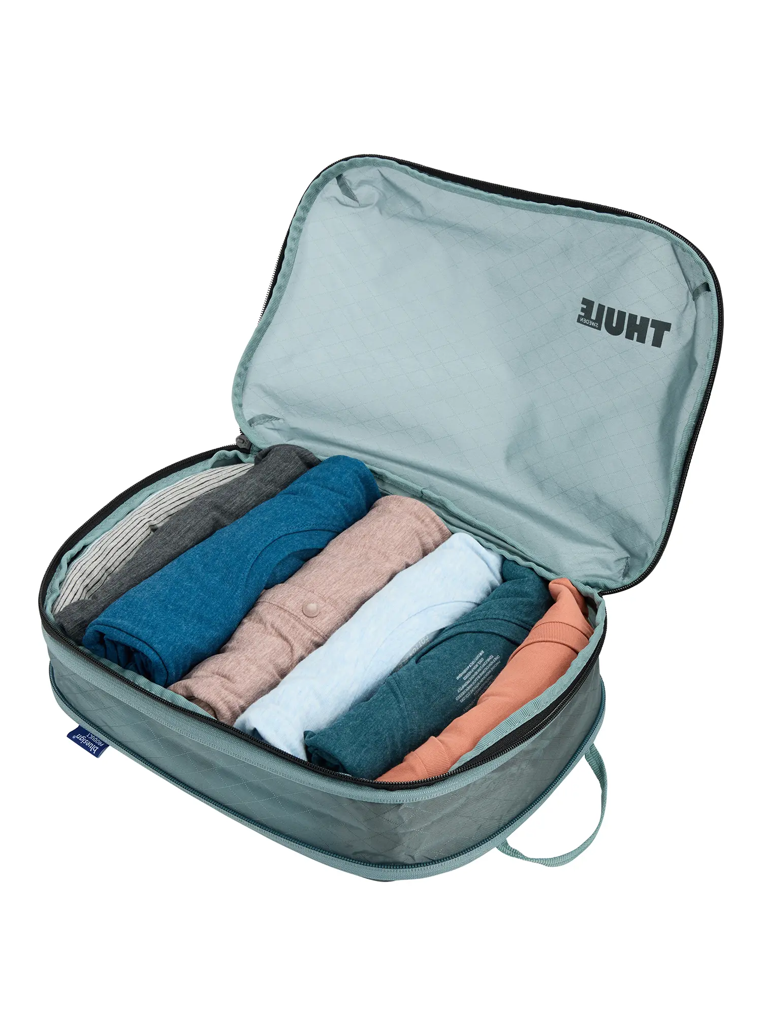 Putni organizer Thule Compression Packing Cube Medium - pond gray