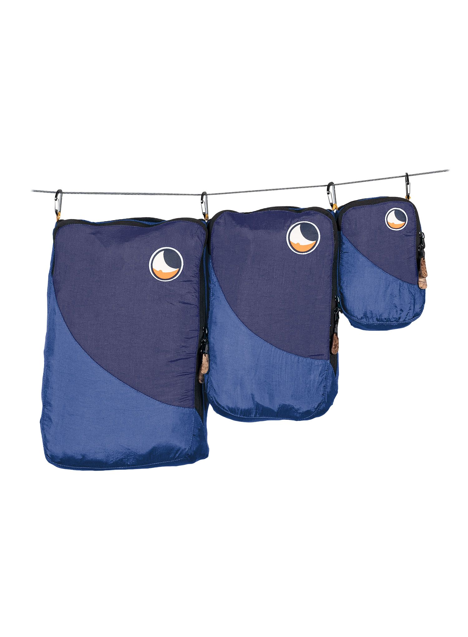 Set organizera Ticket To The Moon Travel Cube Set - royal blue/navy blue