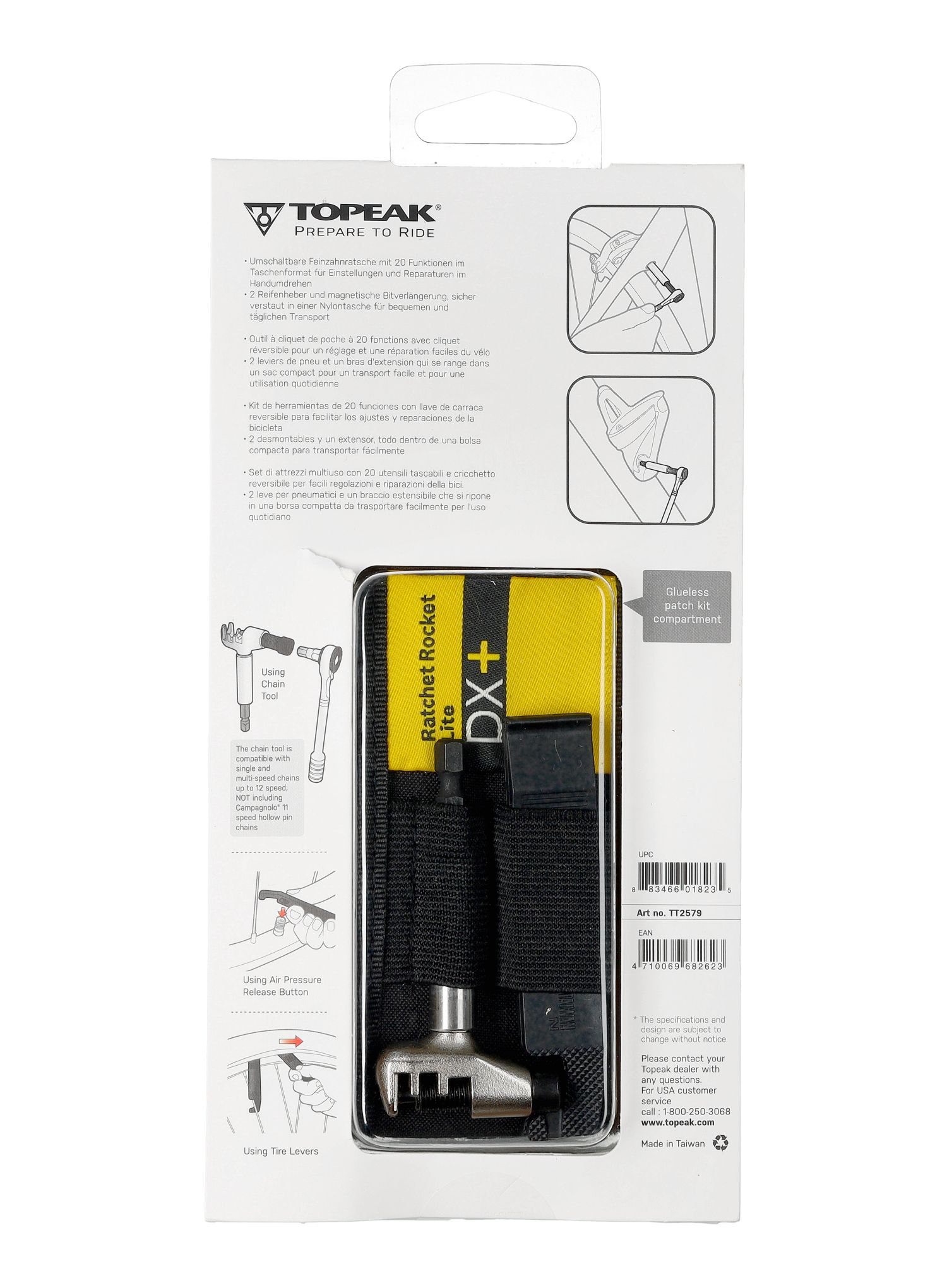 Ključevi za bicikl Topeak Ratchet Rocket Lite DX+
