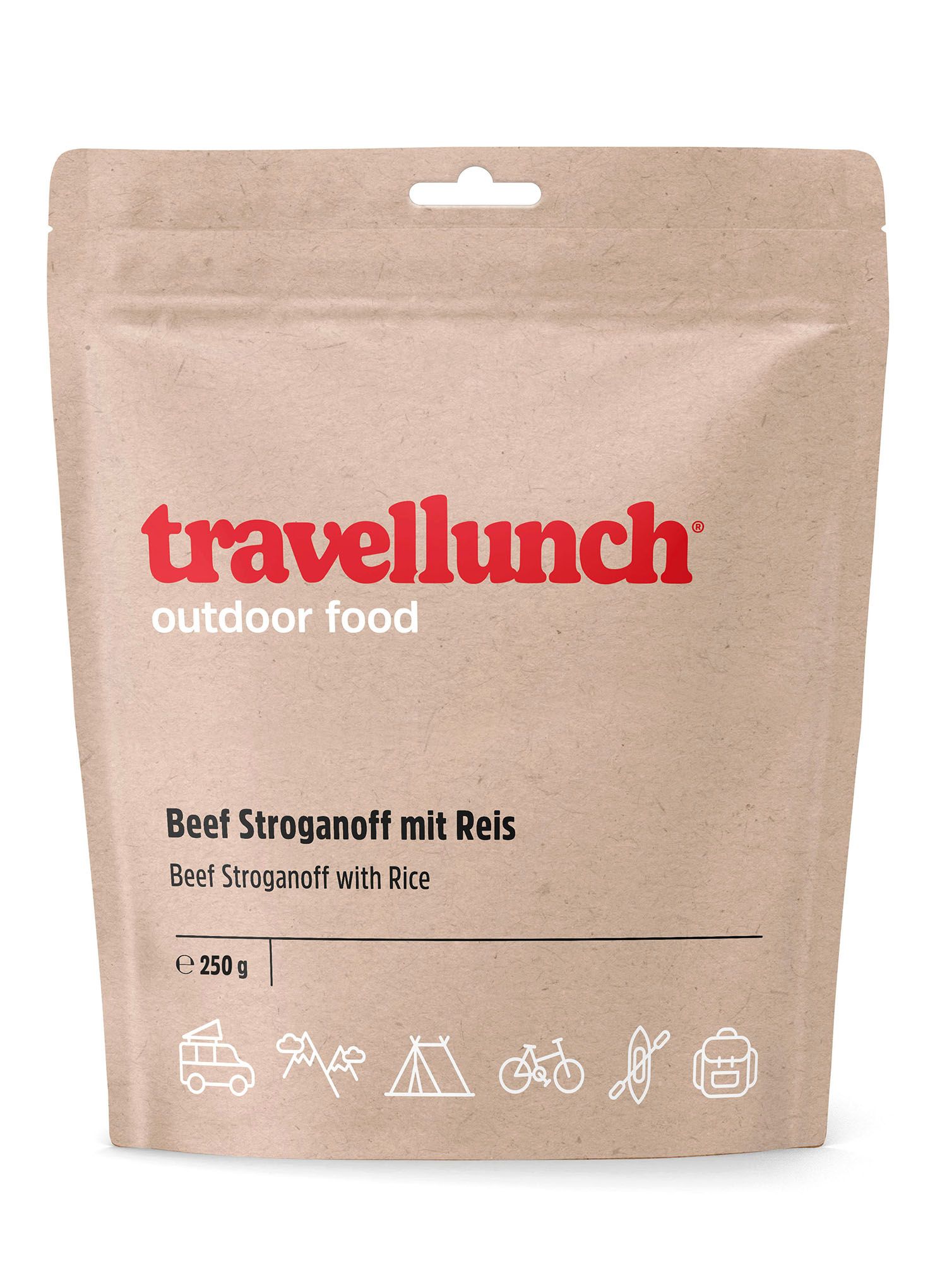 Liofilizat Travellunch Beef Stroganoff with rice 950 g