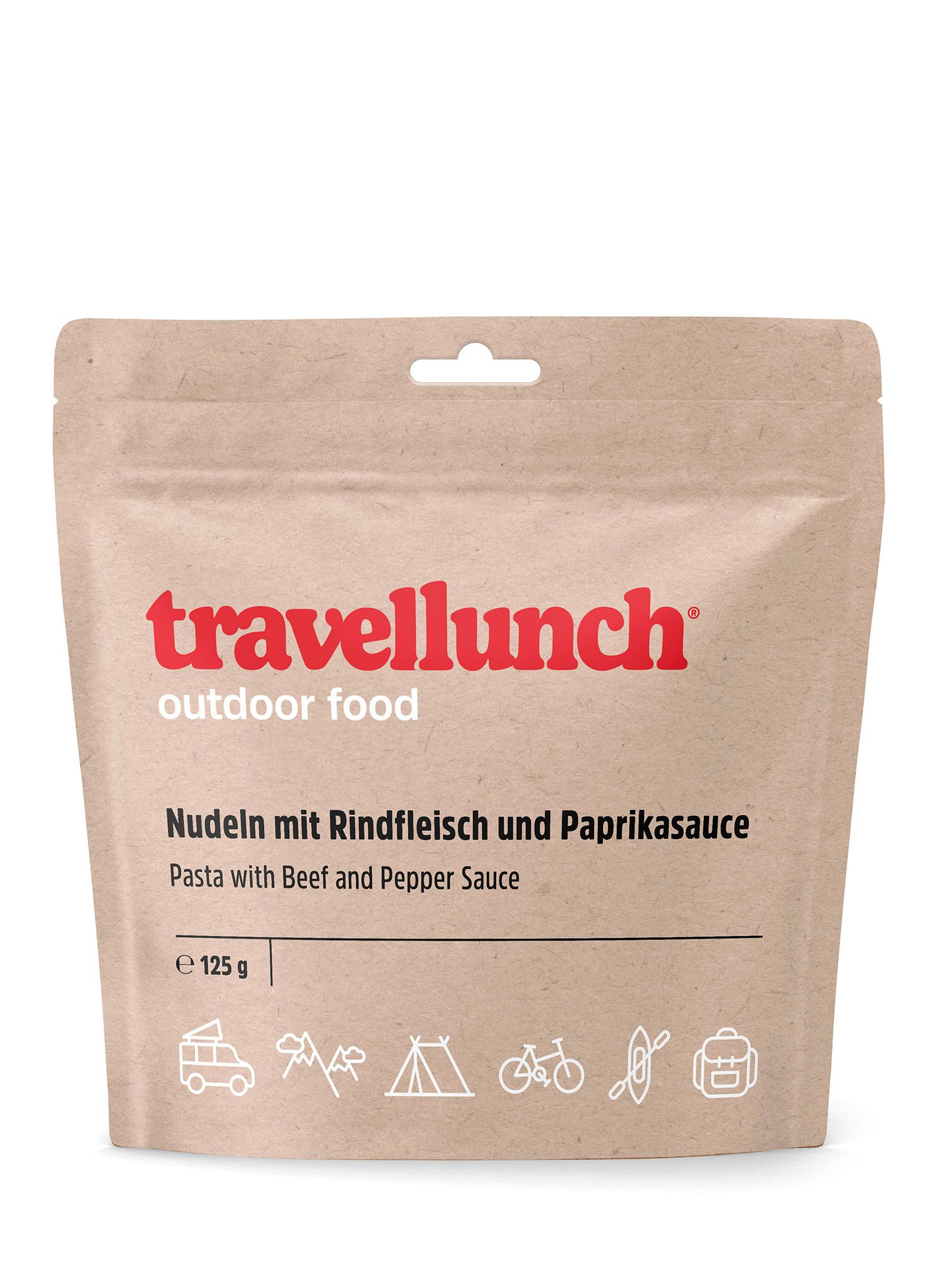 Liofilizat Travellunch Pasta in bell pepper sauce with beef 575 g
