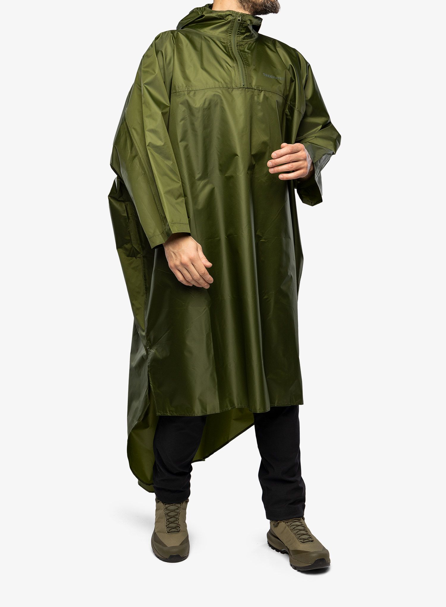 Planinarski ogrtač Trekmates Deluxe Poncho - chive