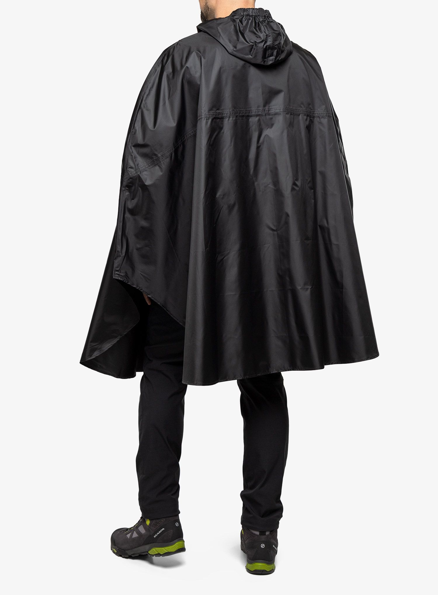 Planinarski ogrtač Trekmates Rove Poncho - black