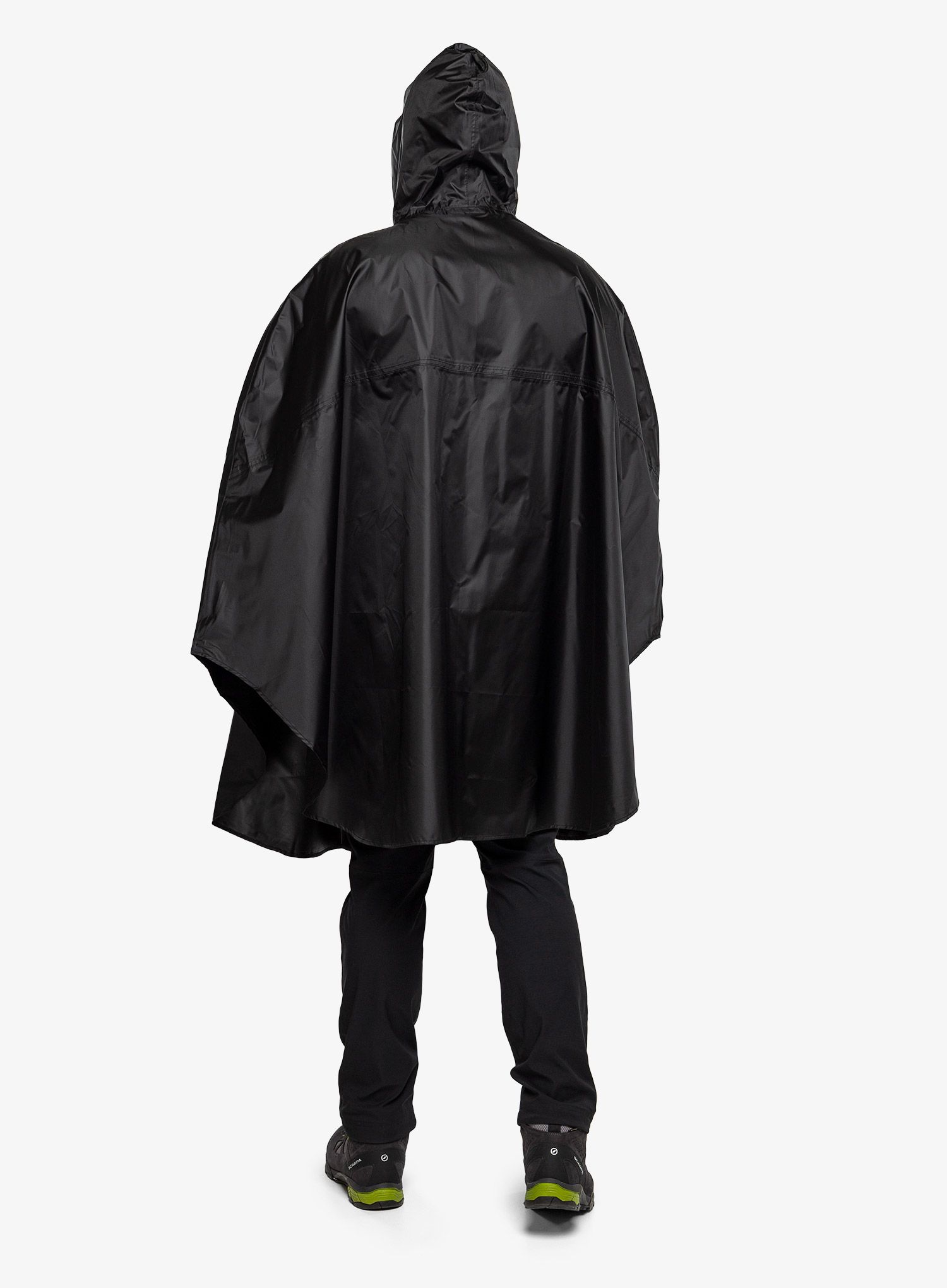 Planinarski ogrtač Trekmates Rove Poncho - black