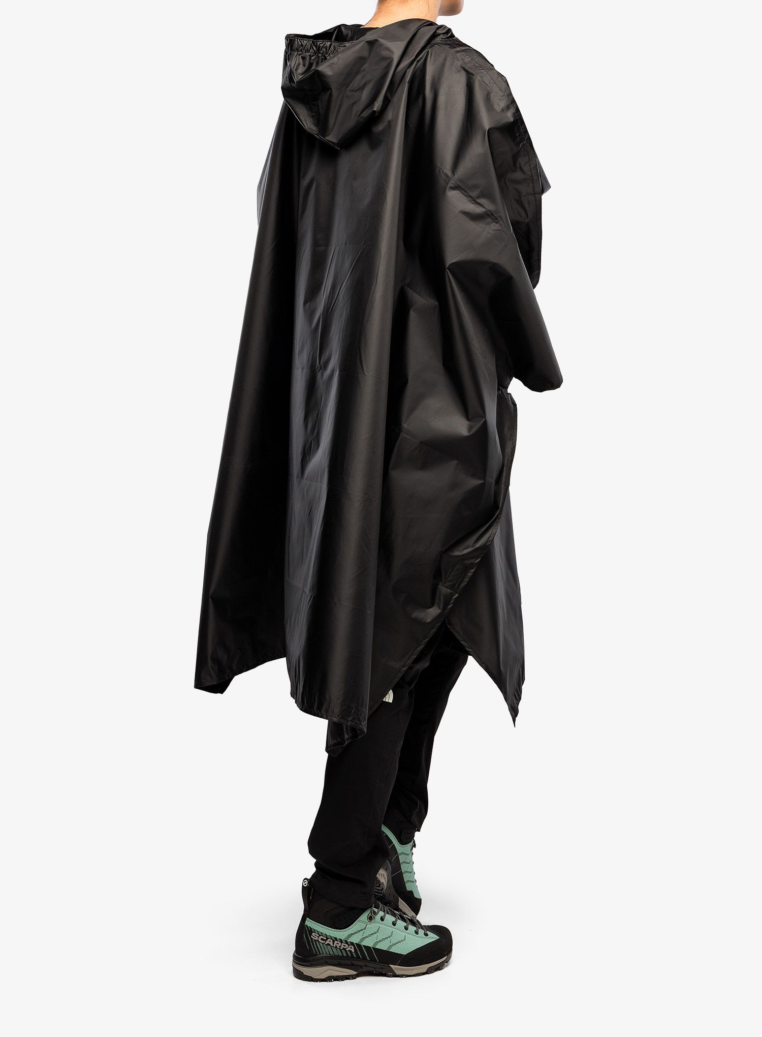 Planinarski ogrtač Trekmates Tour Poncho - black