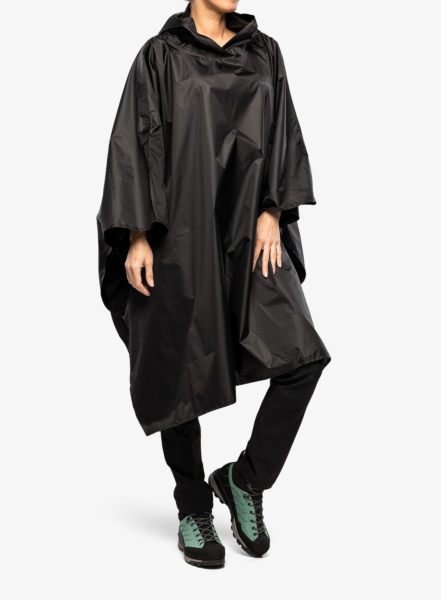 Planinarski ogrtač Trekmates Tour Poncho - black