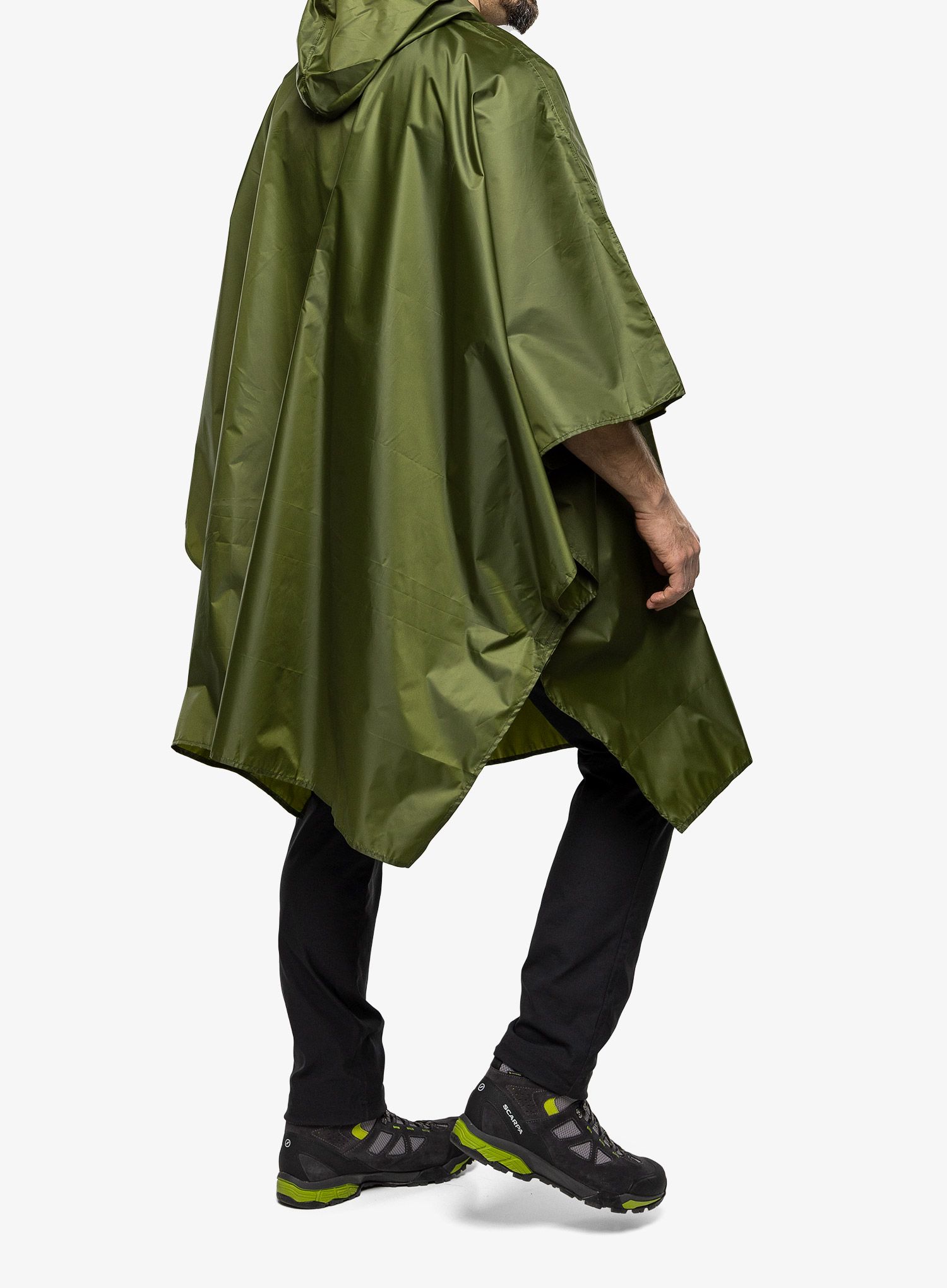 Planinarski ogrtač Trekmates Tour Poncho - chive