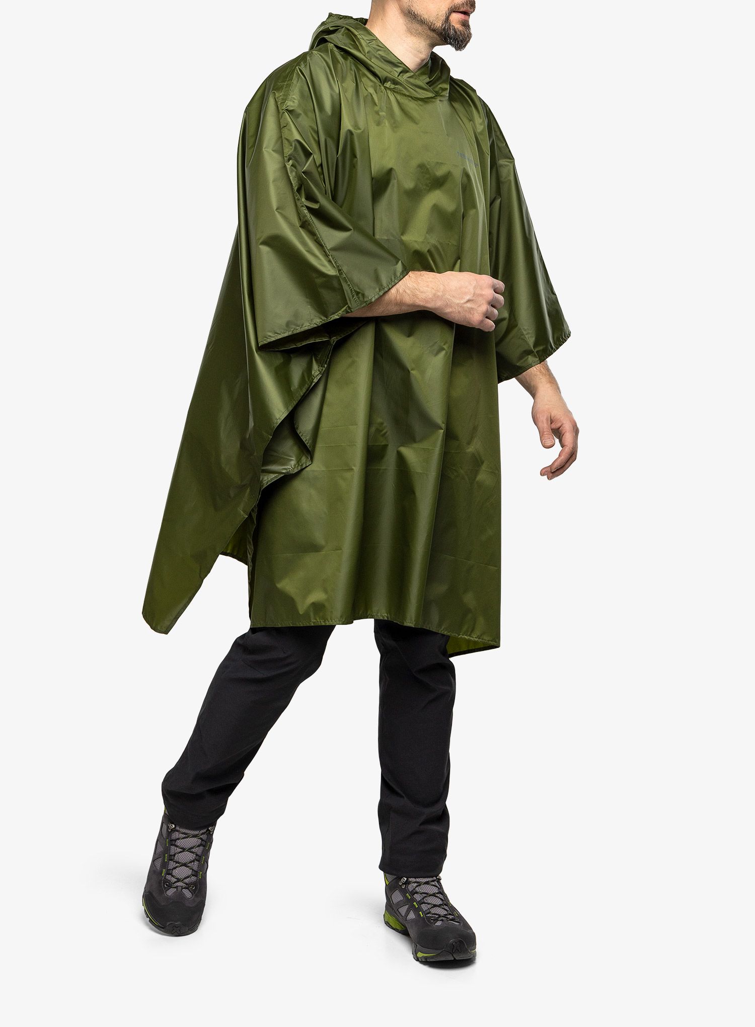 Planinarski ogrtač Trekmates Tour Poncho - chive
