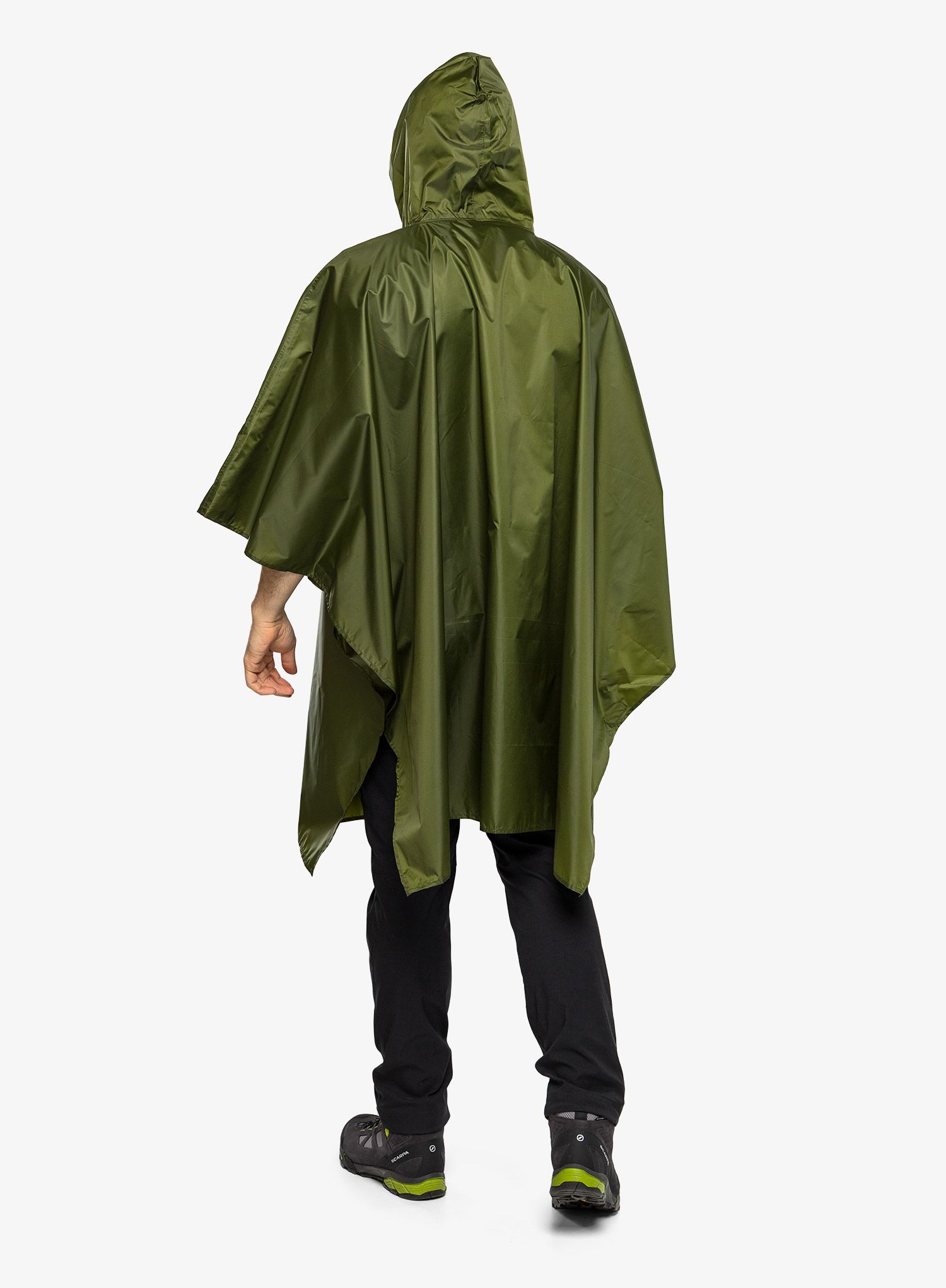 Planinarski ogrtač Trekmates Tour Poncho - chive