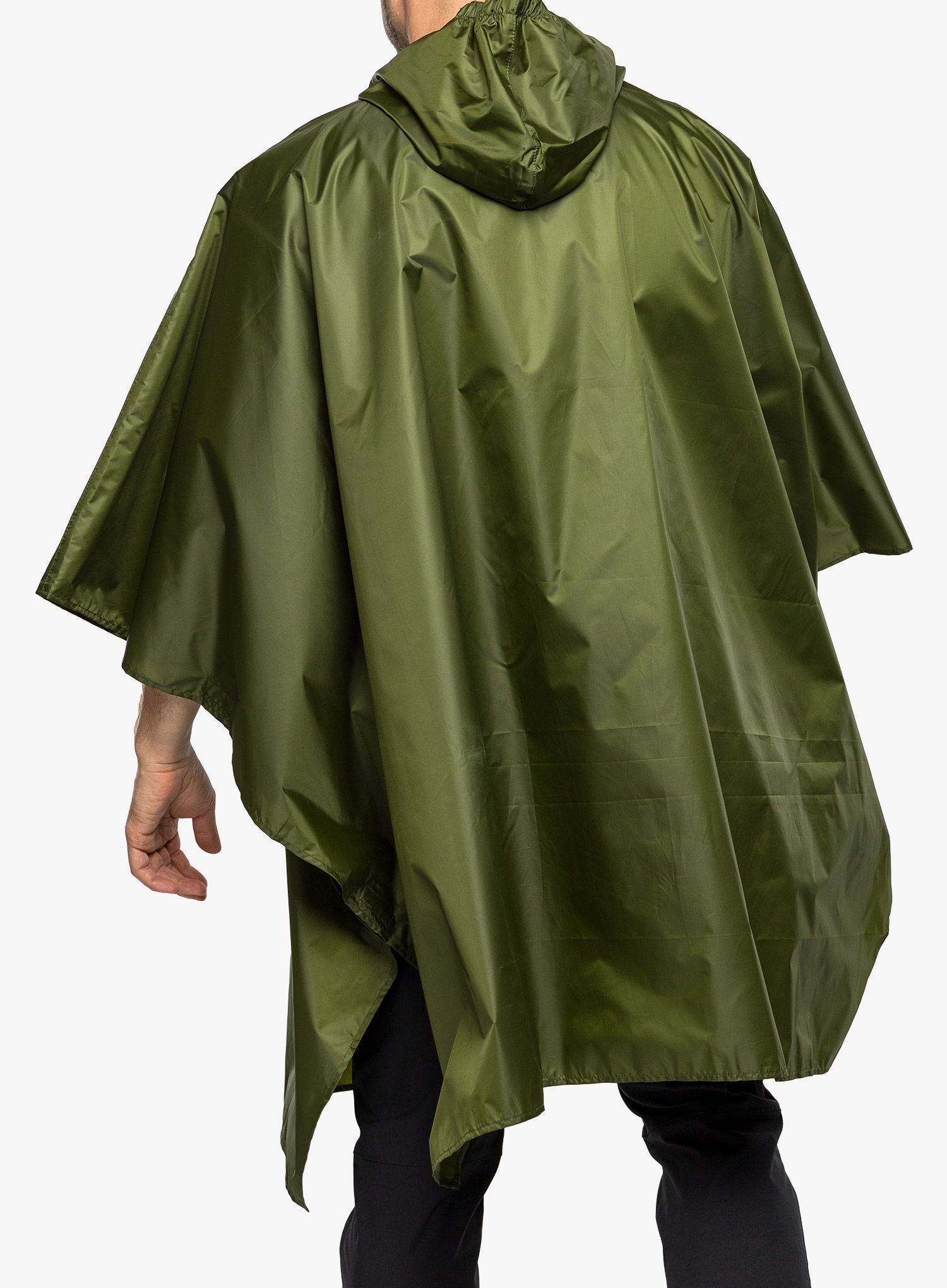 Planinarski ogrtač Trekmates Tour Poncho - chive