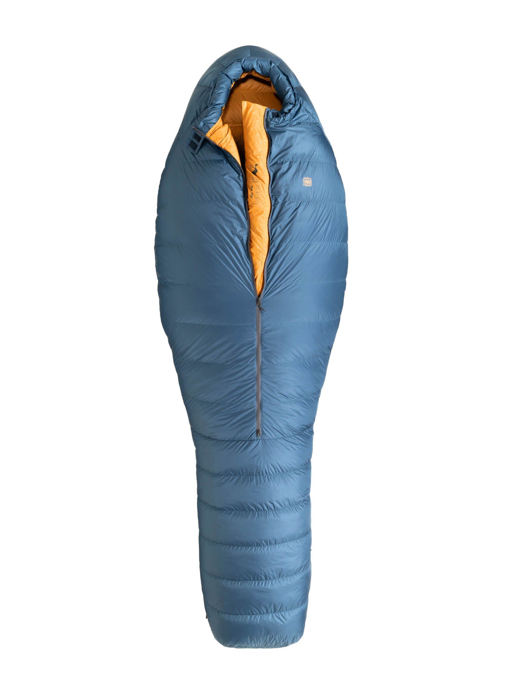 Perjana vreća za spavanje Turbat Kuk 700 (185 cm) - legion blue/dark cheddar