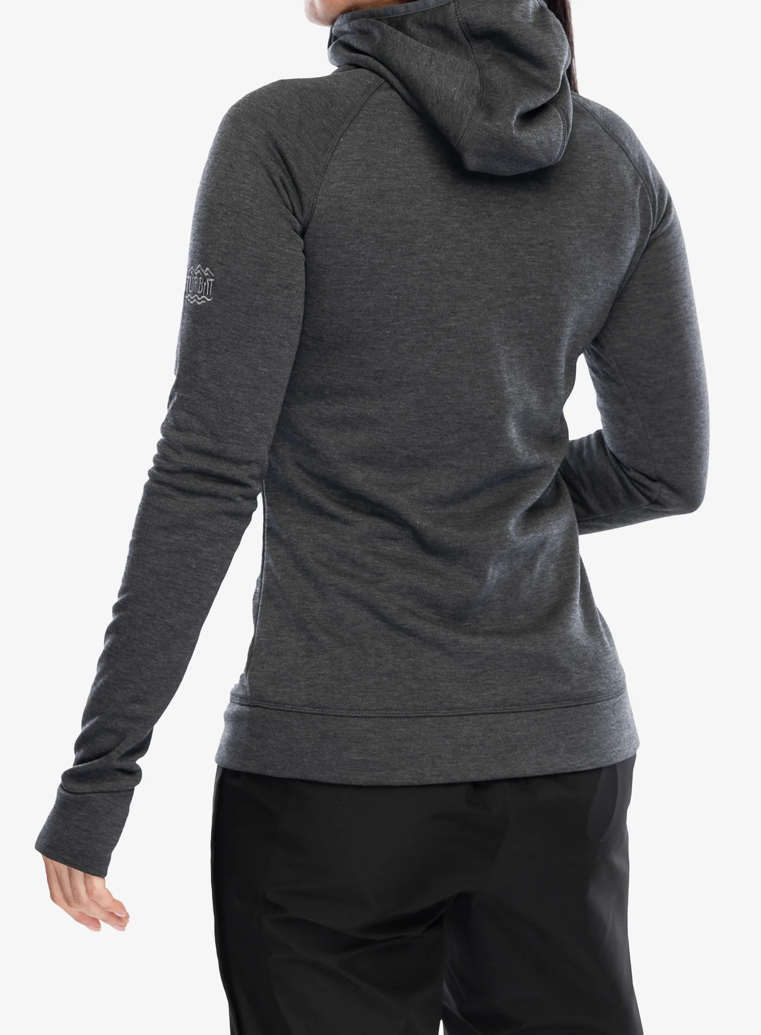 Ženska dukserica od flisa Turbat Peak Fleece - jet black