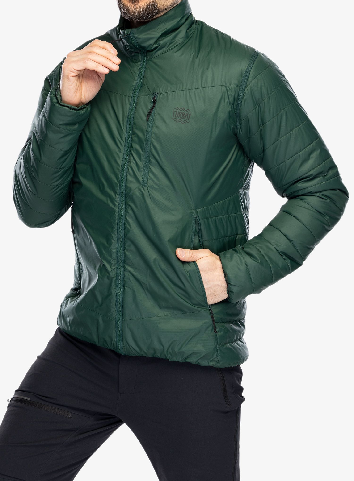 Jakna s postavom Turbat Stranger Jacket - sycamore green