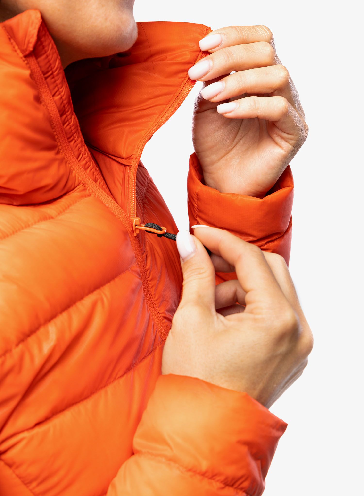 Ženska perjana jakna Turbat Trek Pro - orange red