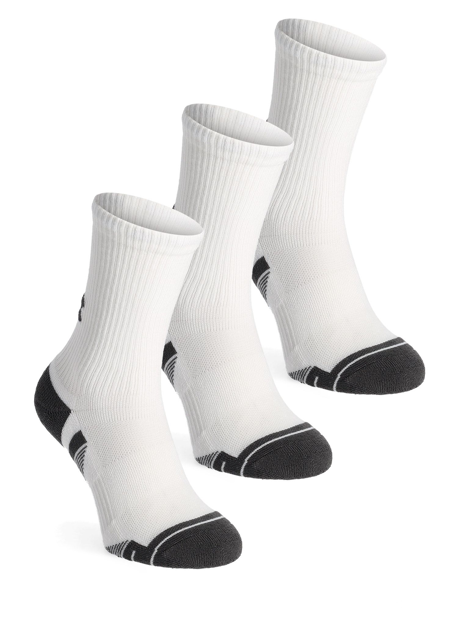 Čarape Under Armour UA Performance Tech 3-Pack Crew - white/white/jet gray