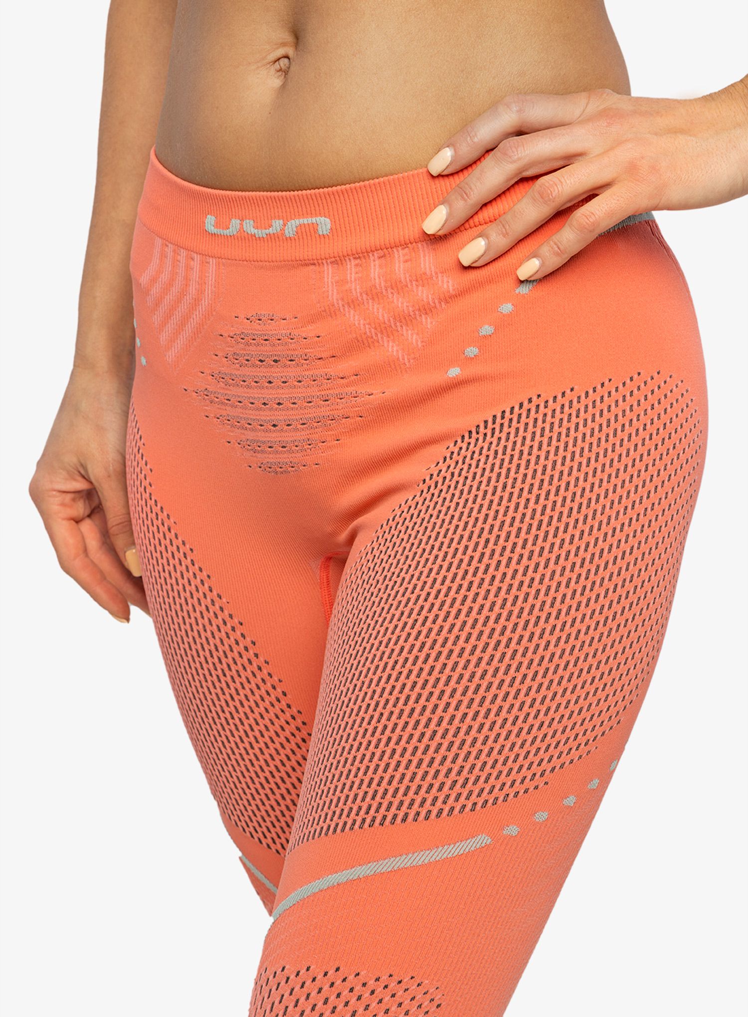 Ženske termo tajice UYN Evolutyon UW Pants Long - coarl/anthracite/aqua