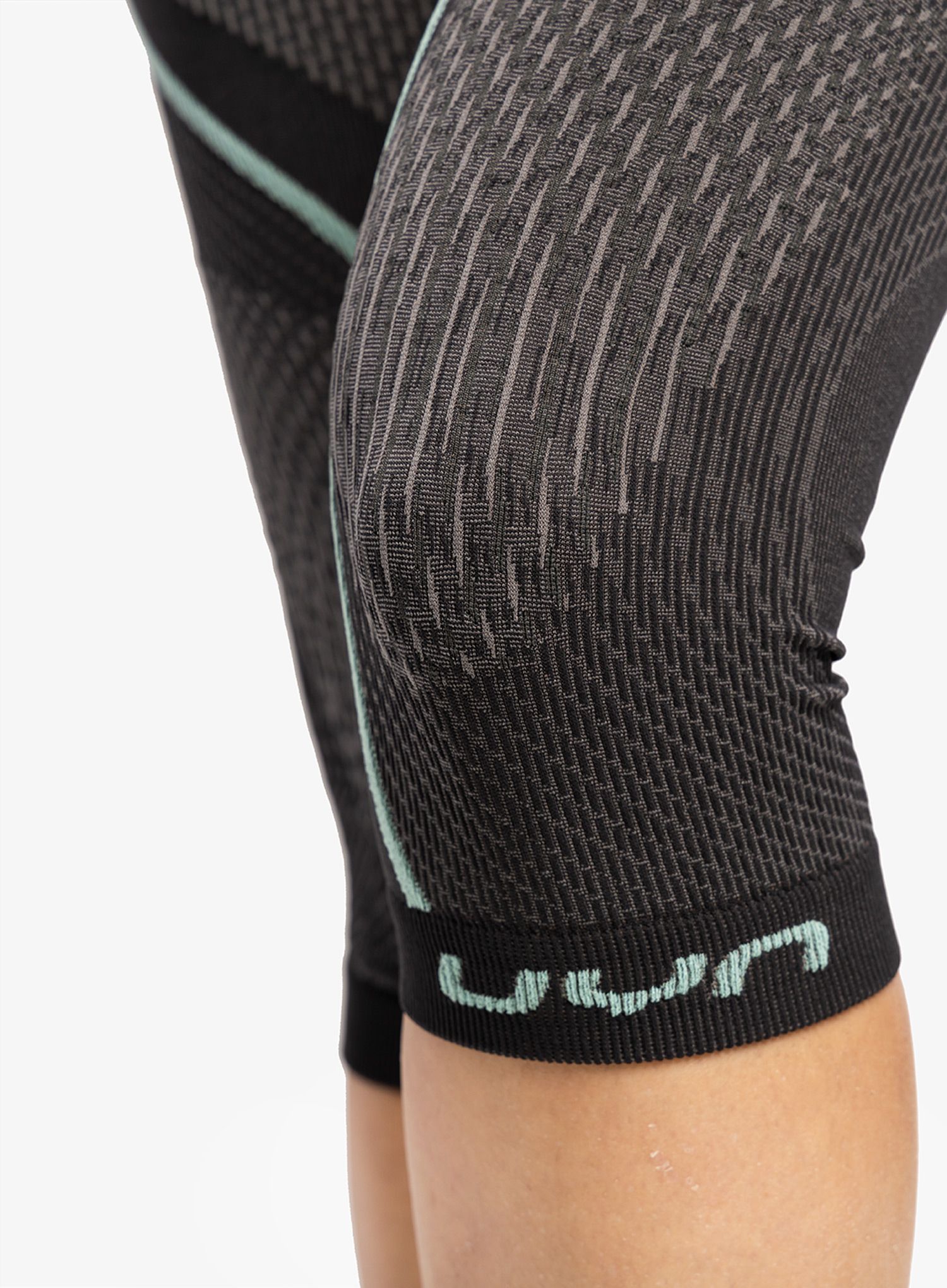 Ženske termo tajice UYN Evolutyon UW Pants Medium - charcoal/anthracite/aqua