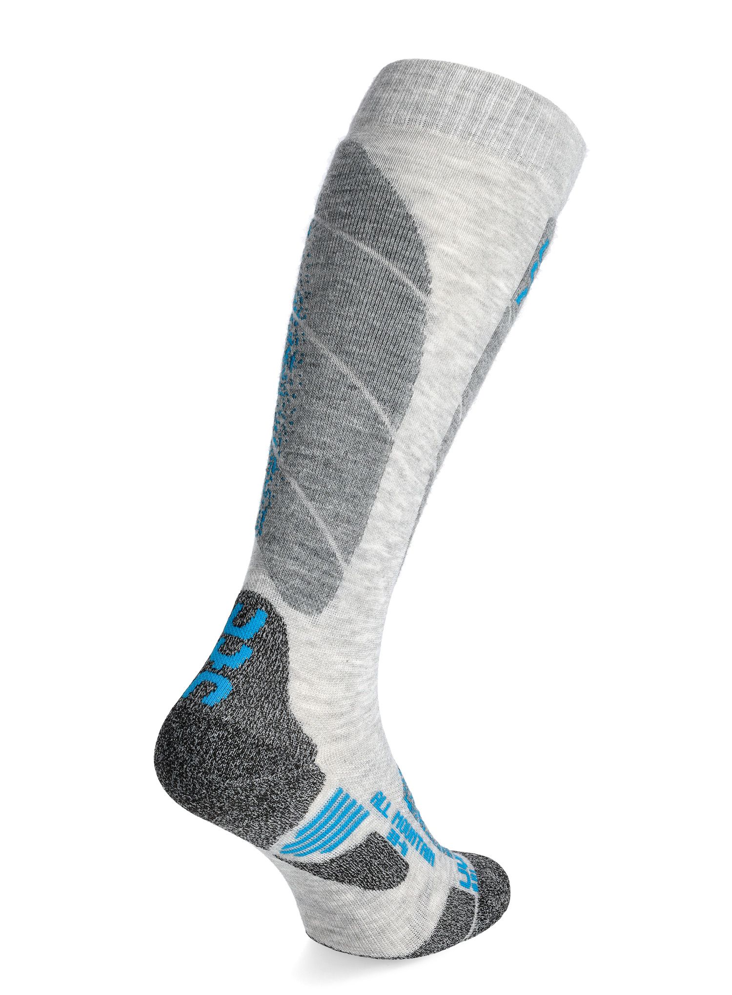 Skijaške čarape UYN Ski All Mountain Man - light grey melange/azure