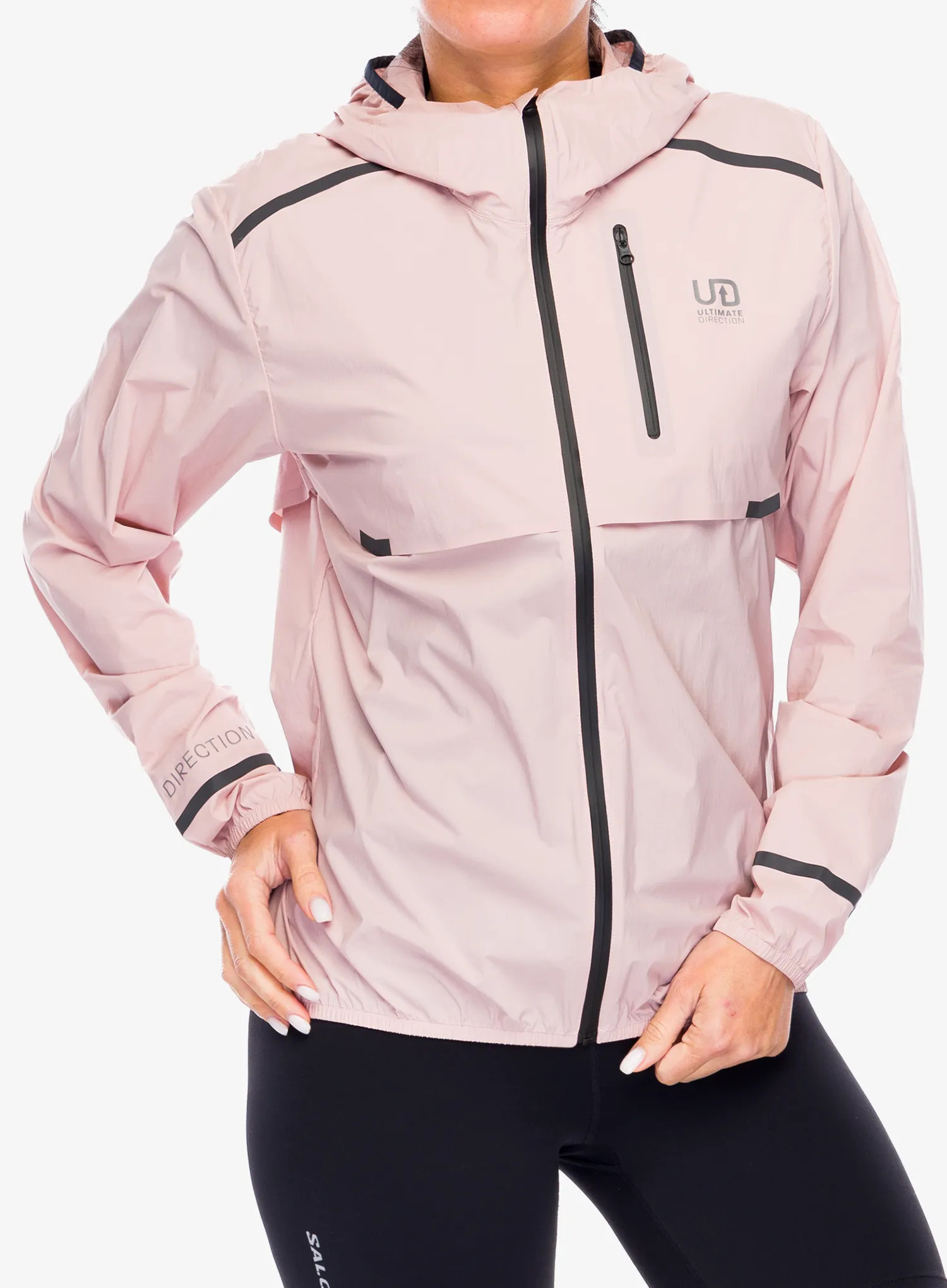 Ženska vjetrovka Ultimate Direction Aerolight Wind Jacket - clay