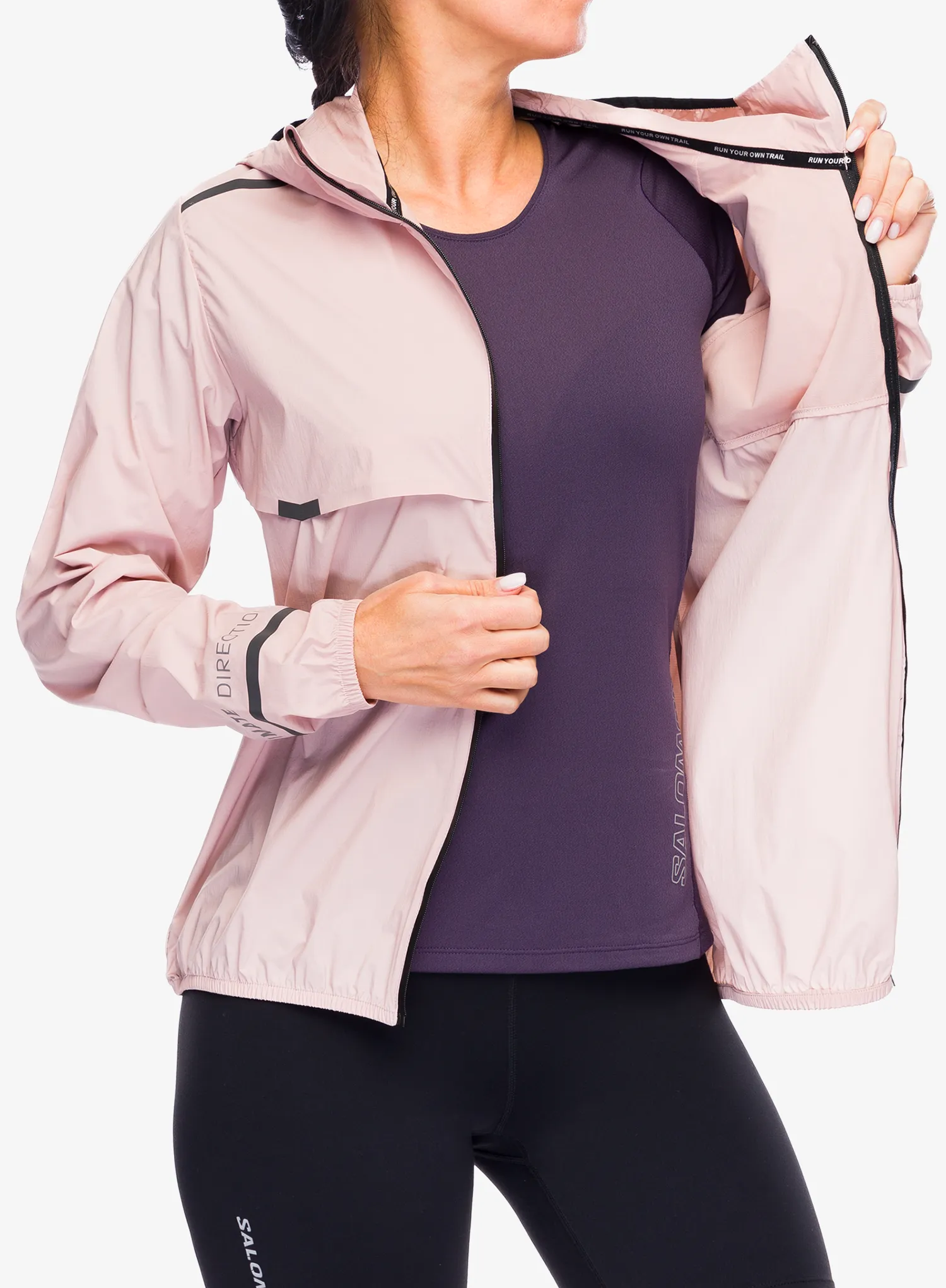 Ženska vjetrovka Ultimate Direction Aerolight Wind Jacket - clay