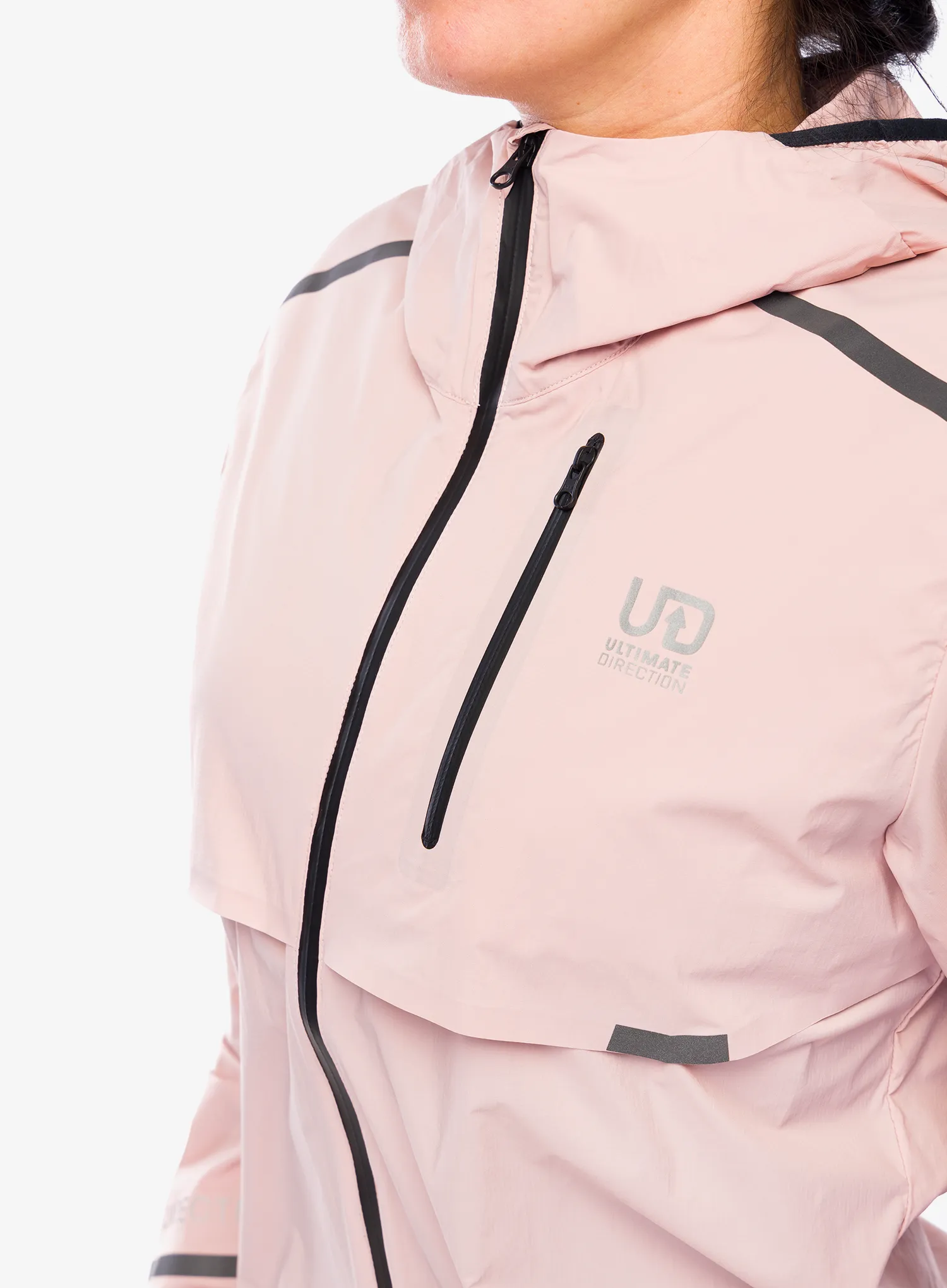 Ženska vjetrovka Ultimate Direction Aerolight Wind Jacket - clay