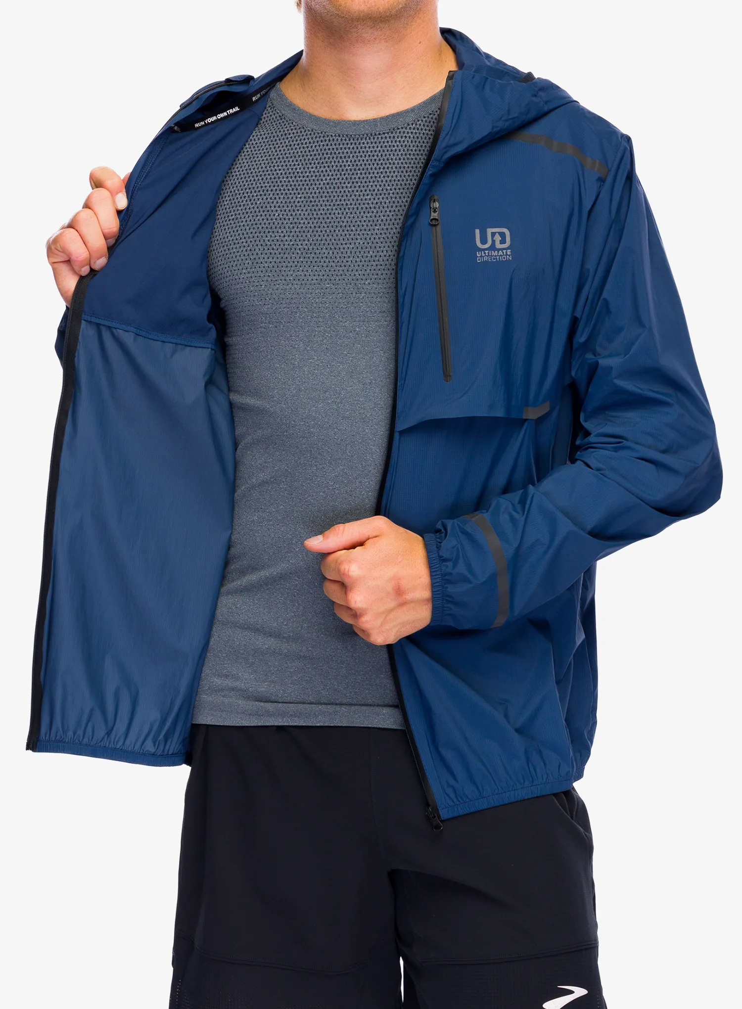 Vjetrovka Ultimate Direction Aerolight Wind Jacket - navy