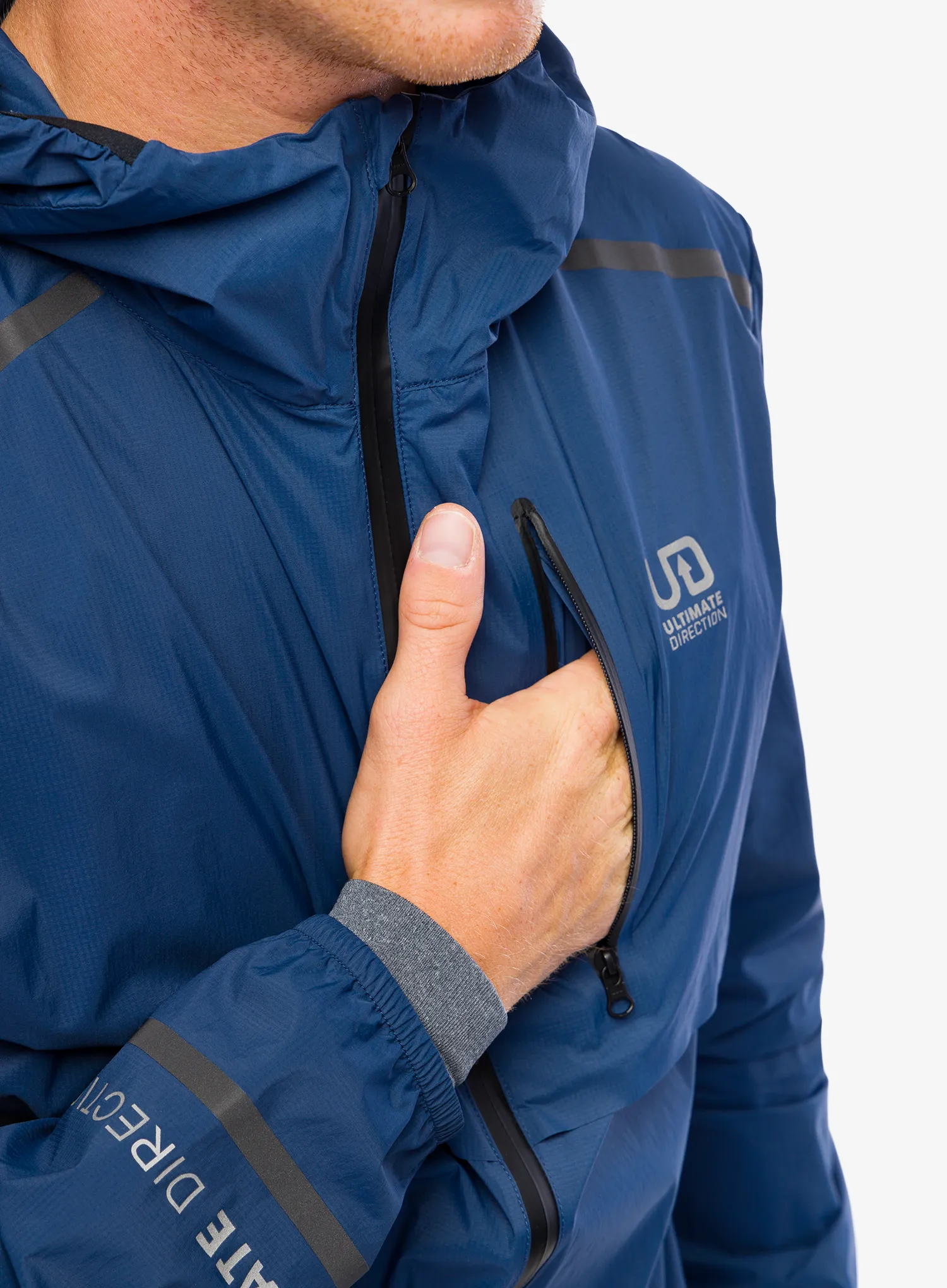 Vjetrovka Ultimate Direction Aerolight Wind Jacket - navy