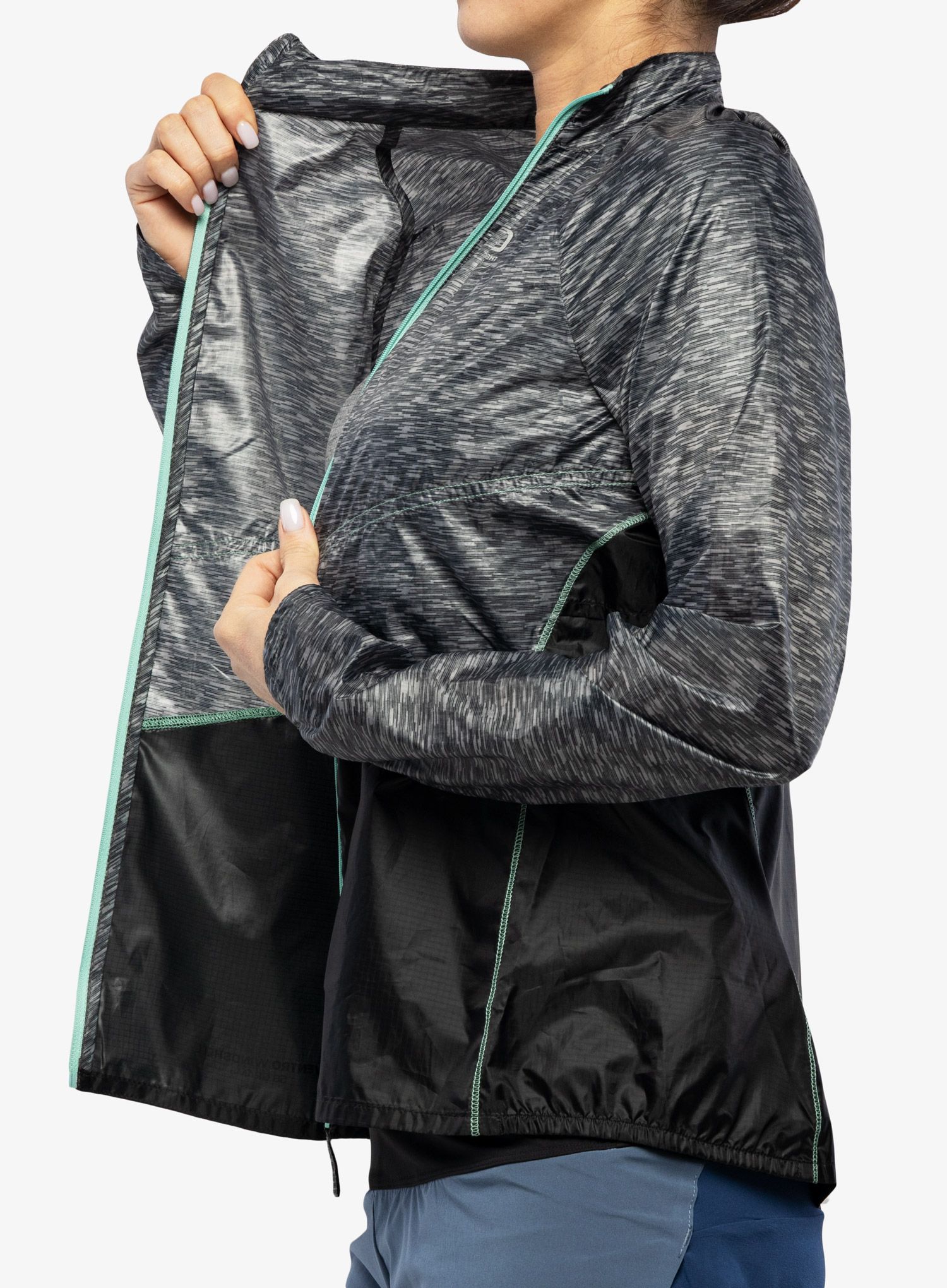 Ženska jakna za trčanje Ultimate Direction Ventro Windshell - hth.grey