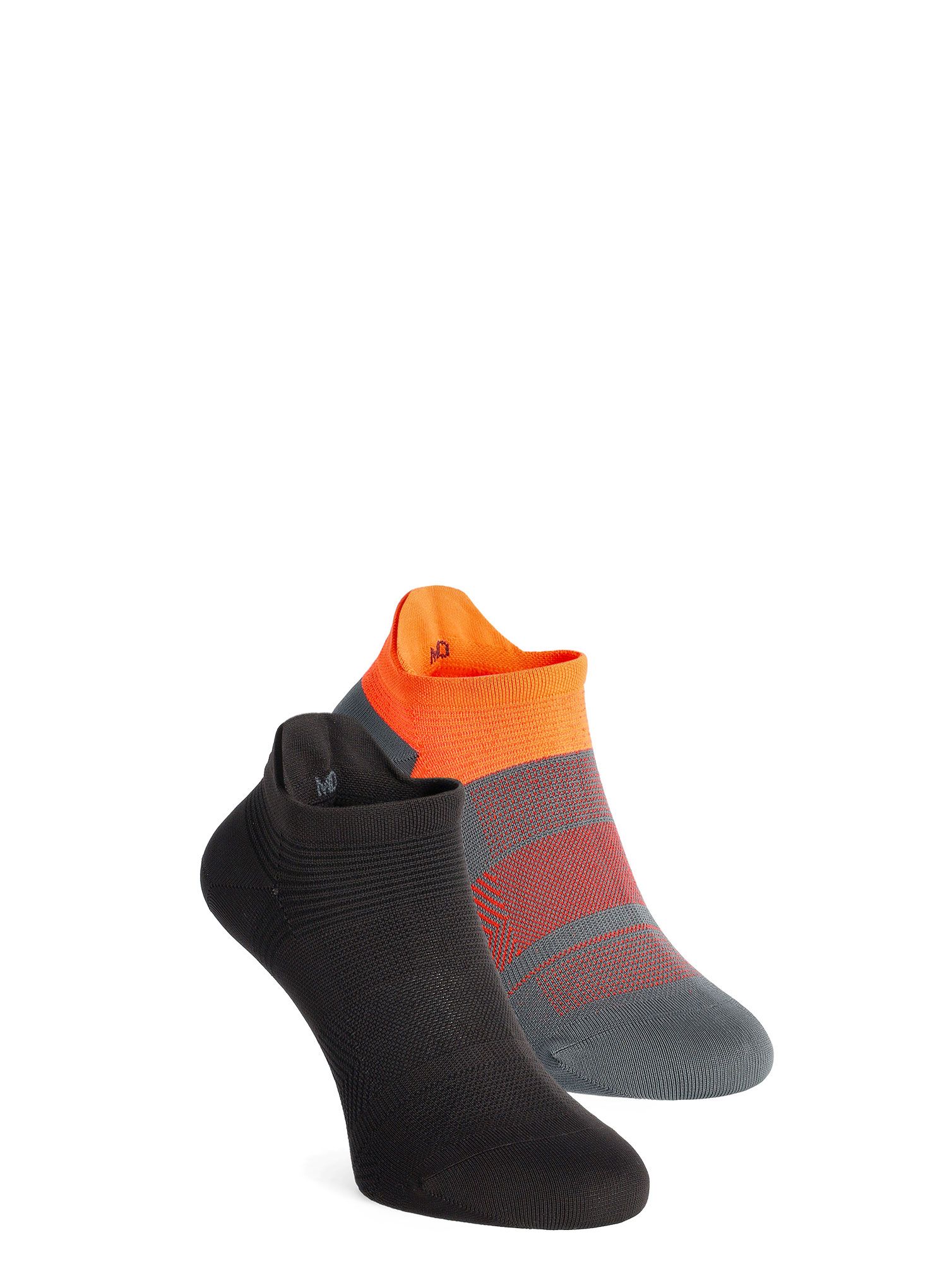 Čarape za trčanje Under Armour AD Run Lite 2pk NS Tab - pitch gray/black/reflective