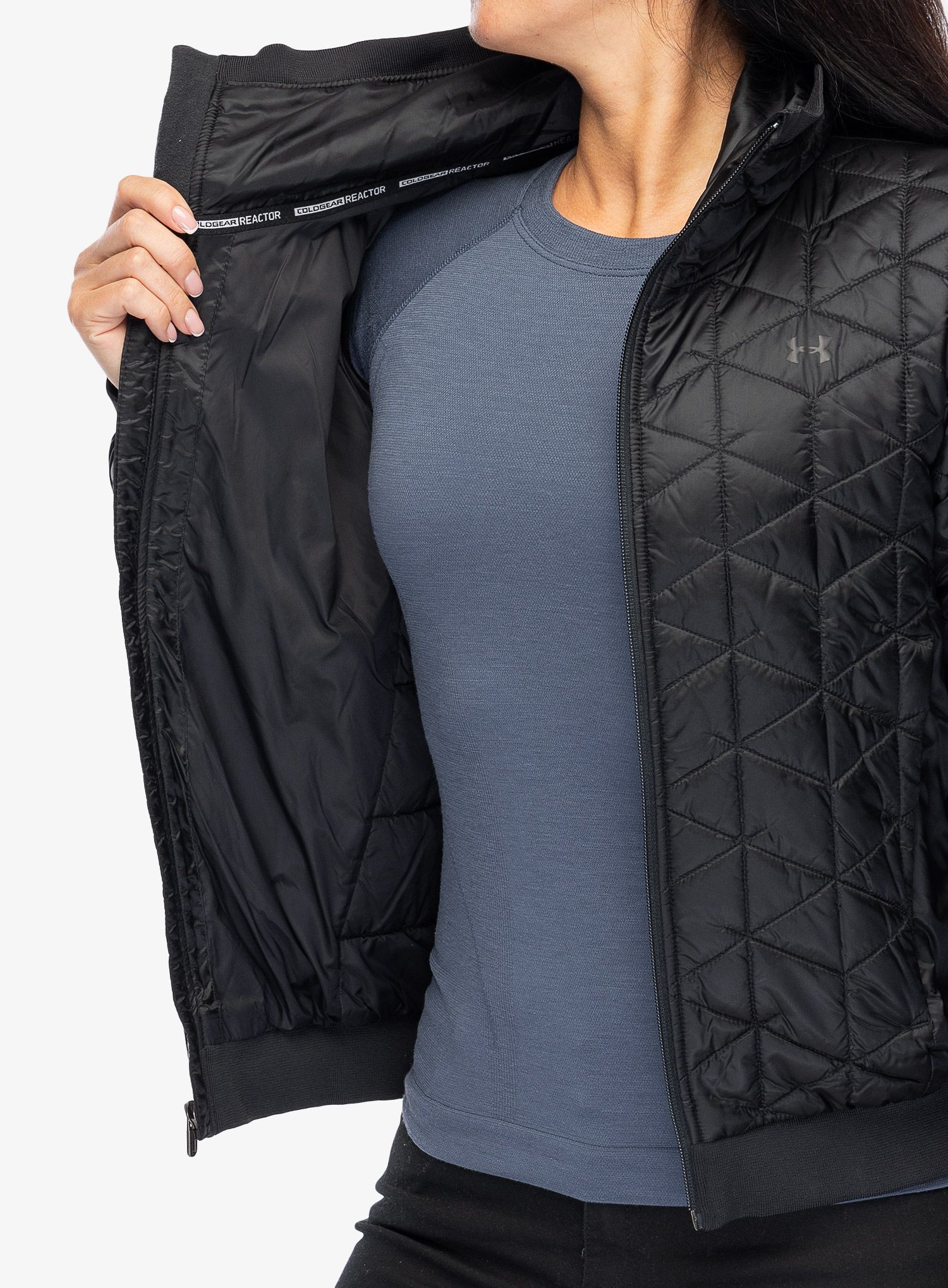 Jakna s postavom Under Armour CG Reactor Jacket - black/jet gray