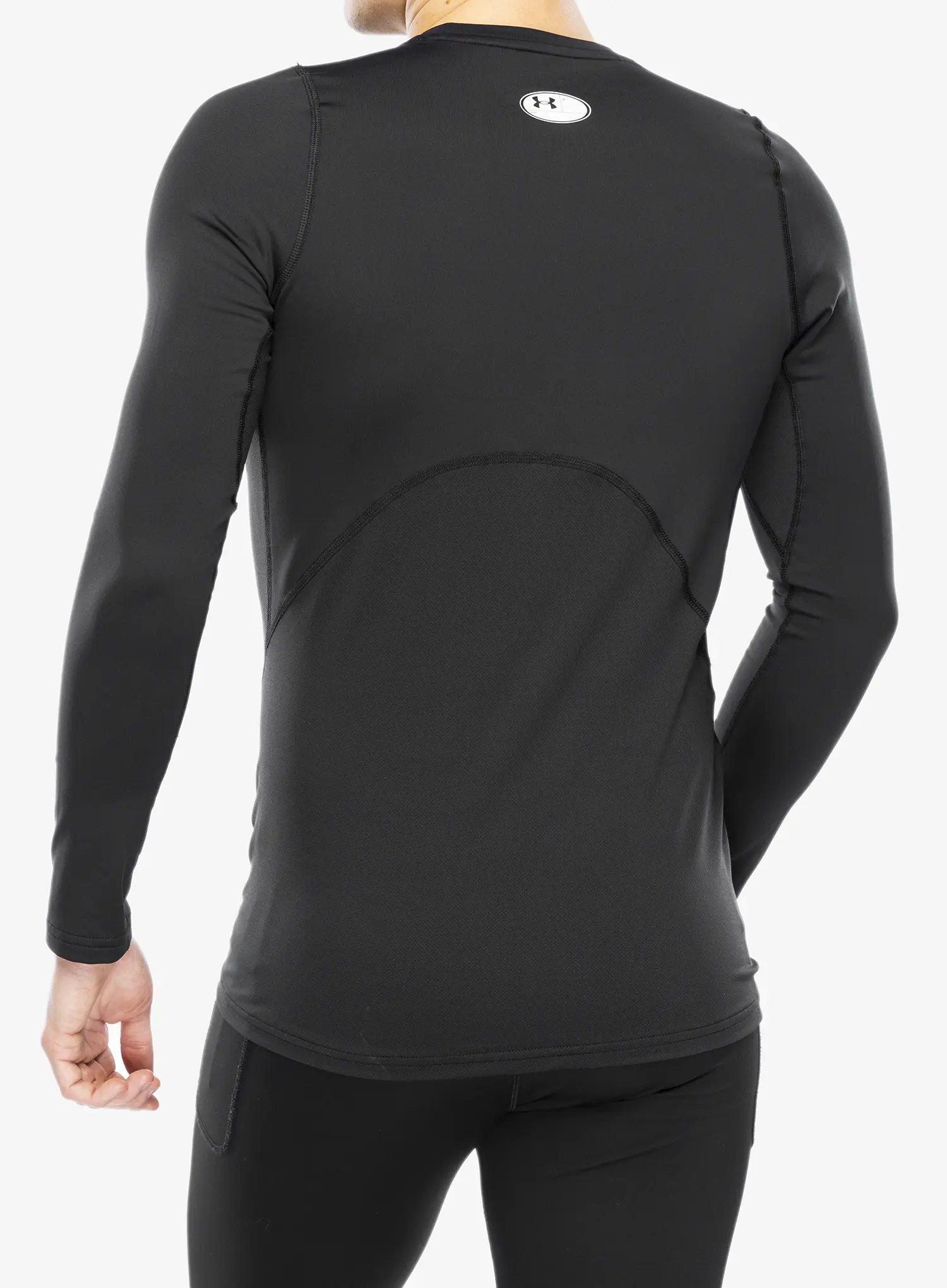 Dukserica Under Armour ColdGear Fitted Crew - black/white