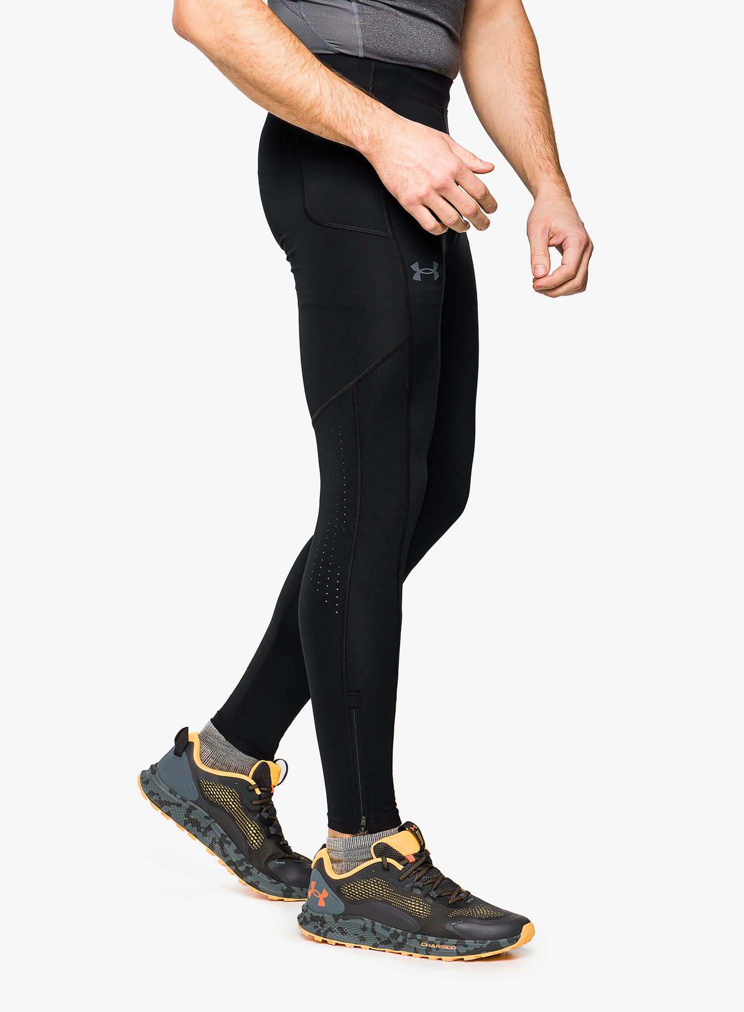 Brzosušeće tajice Under Armour Fly Fast 3.0 Tights - black/reflective