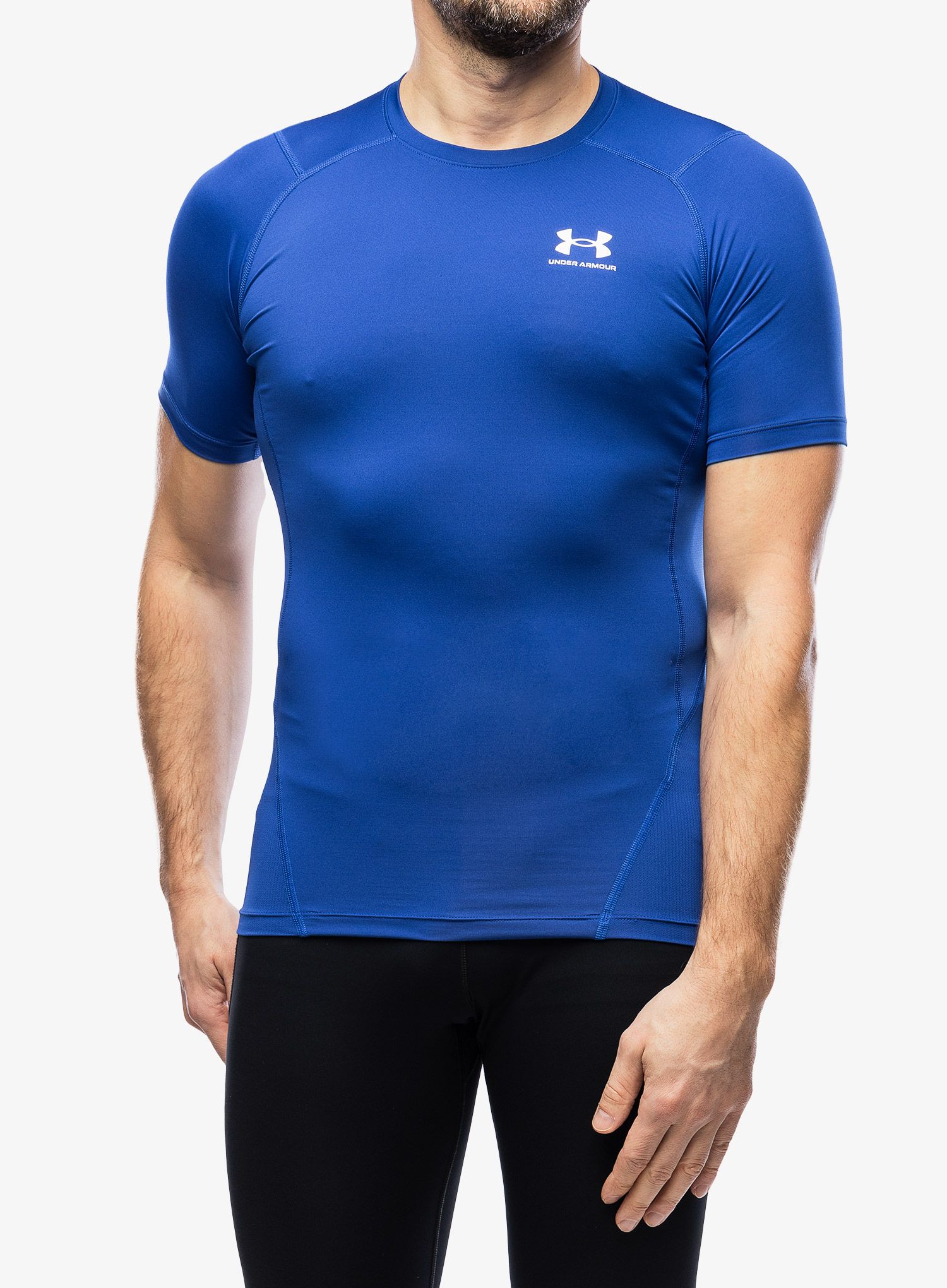 Majica za trening Under Armour HG Armour Comp S S royal white