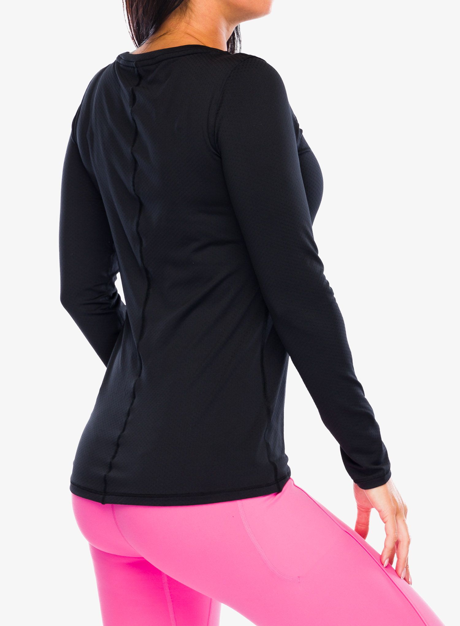 Ženska dukserica Under Armour HeatGear Armour Long Sleeve - black/metalic silver