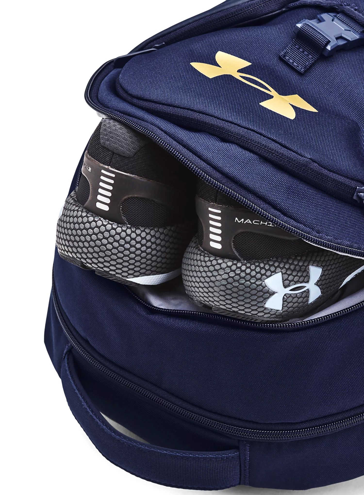 Under armour hustle backpack midnight navy new arrivals