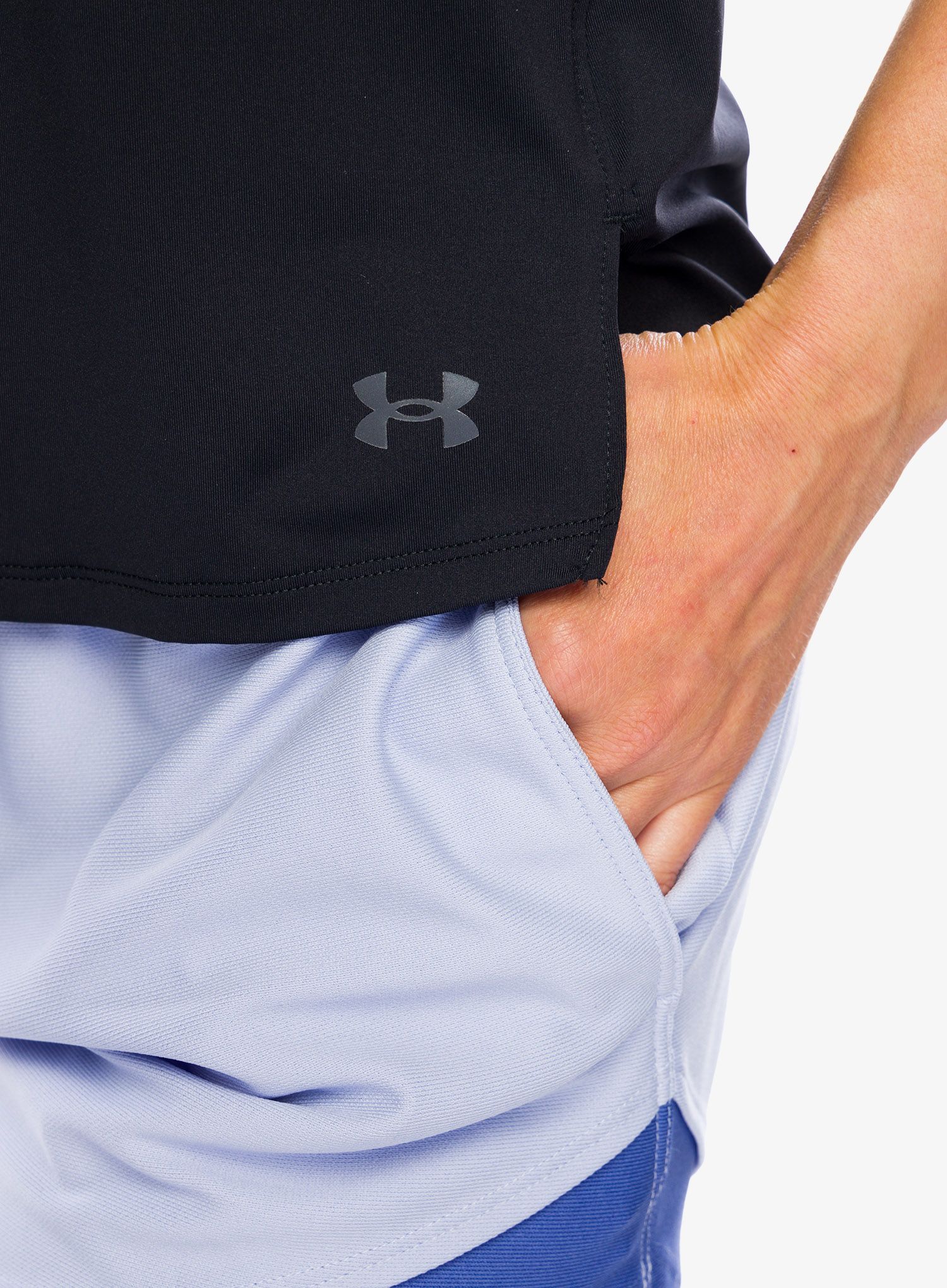 Ženska majica Under Armour IsoChill 200 Laser Tee - black/reflective
