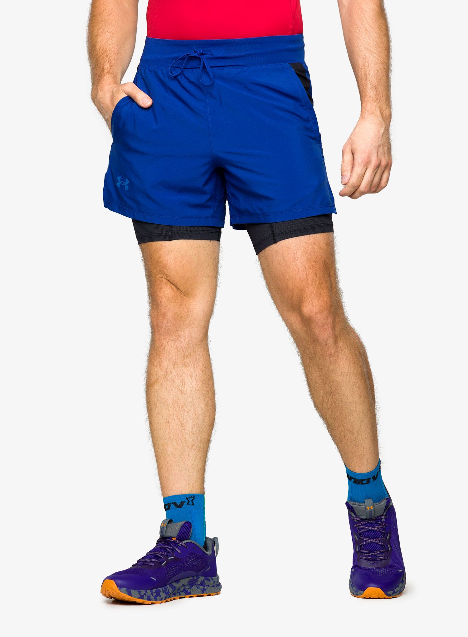 Under armour mirage 2 in 1 shorts top