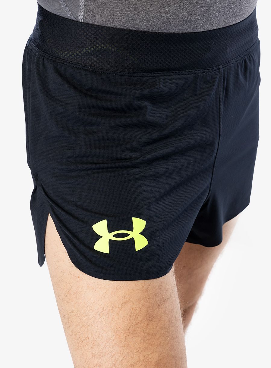 Kratke hlače za trčanje Under Armour Lighter Than Air Short - black/lime surge