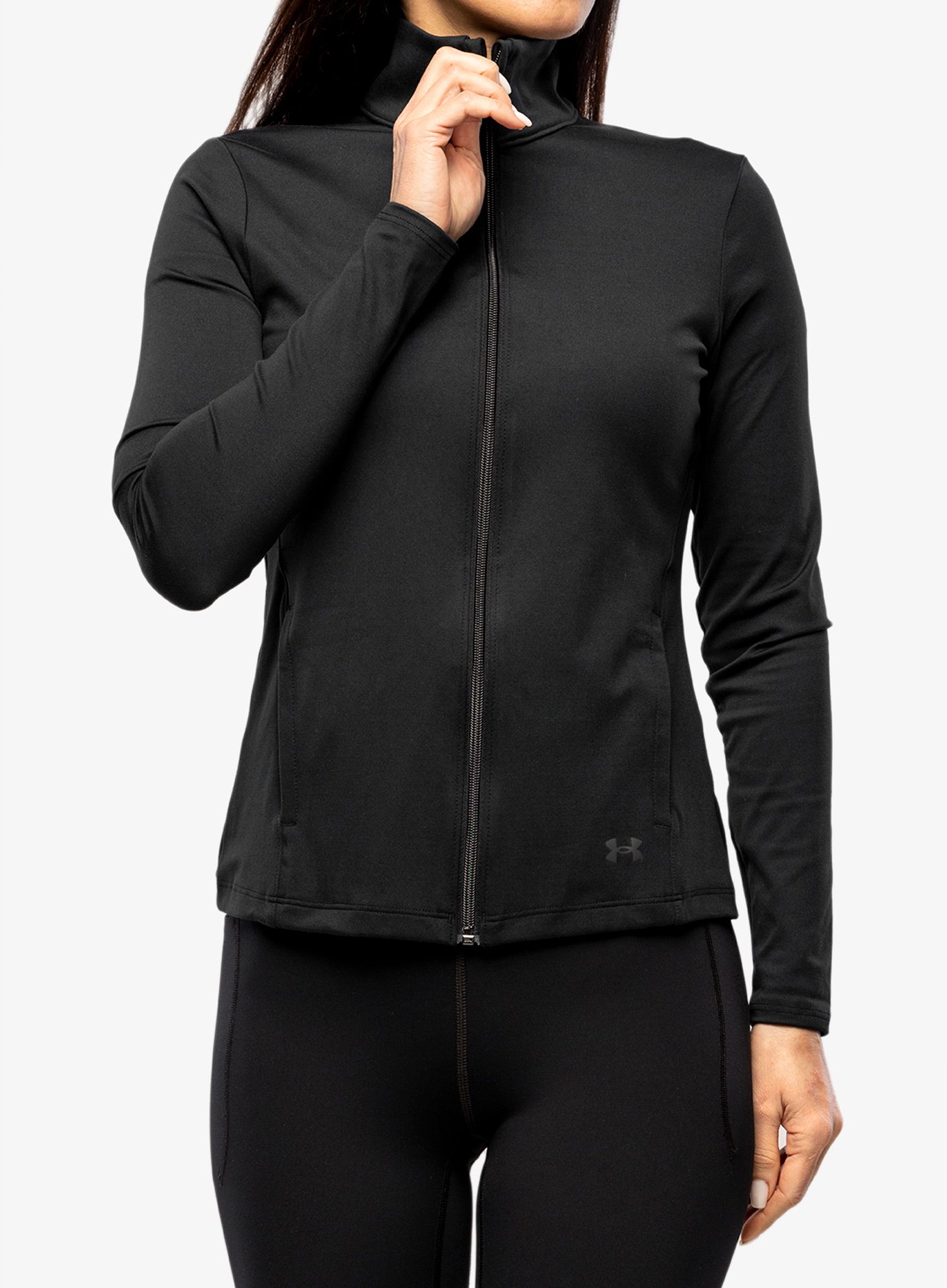 Ženska dukserica Under Armour Motion Jacket - black/jet gray