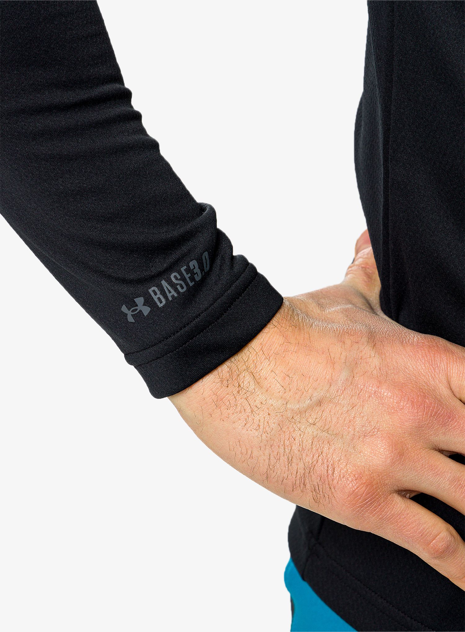 Termoaktivna dukserica Under Armour Packaged Base 3.0 Crew - black/pitch gray