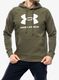 Majica s kapuljačom Under Armour Rival Fleece Logo Hoodie - marine OD green/white