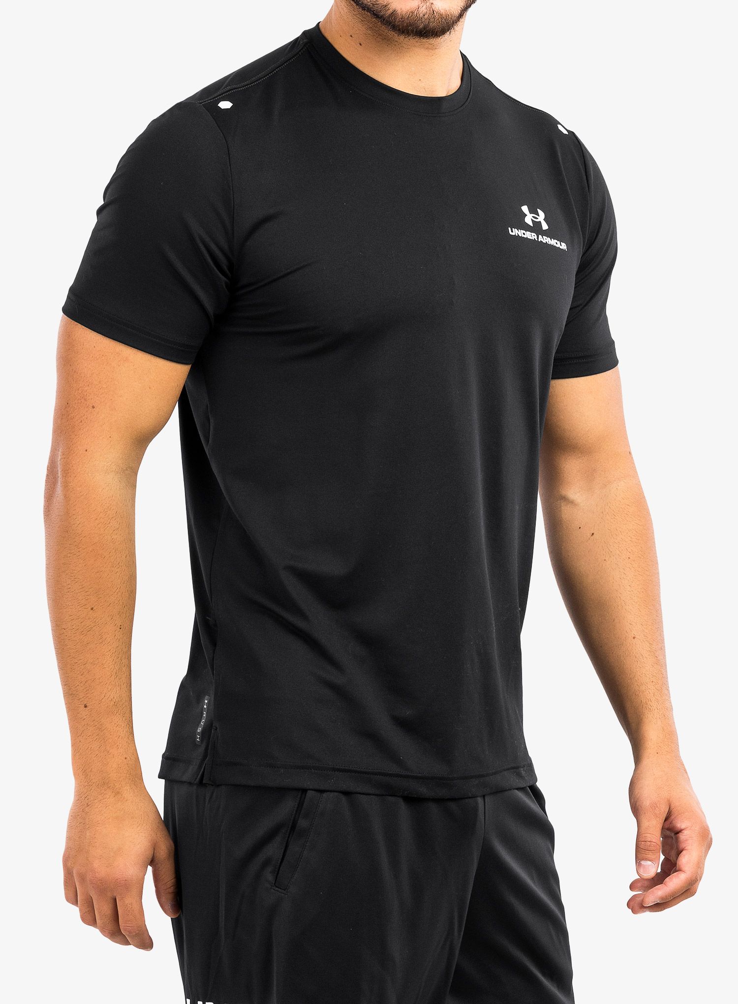 Brzosušeća majica Under Armour Rush Energy SS - black/white