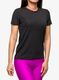 Ženska majica za trčanje Under Armour Seamless Stride SS - black/black/reflective