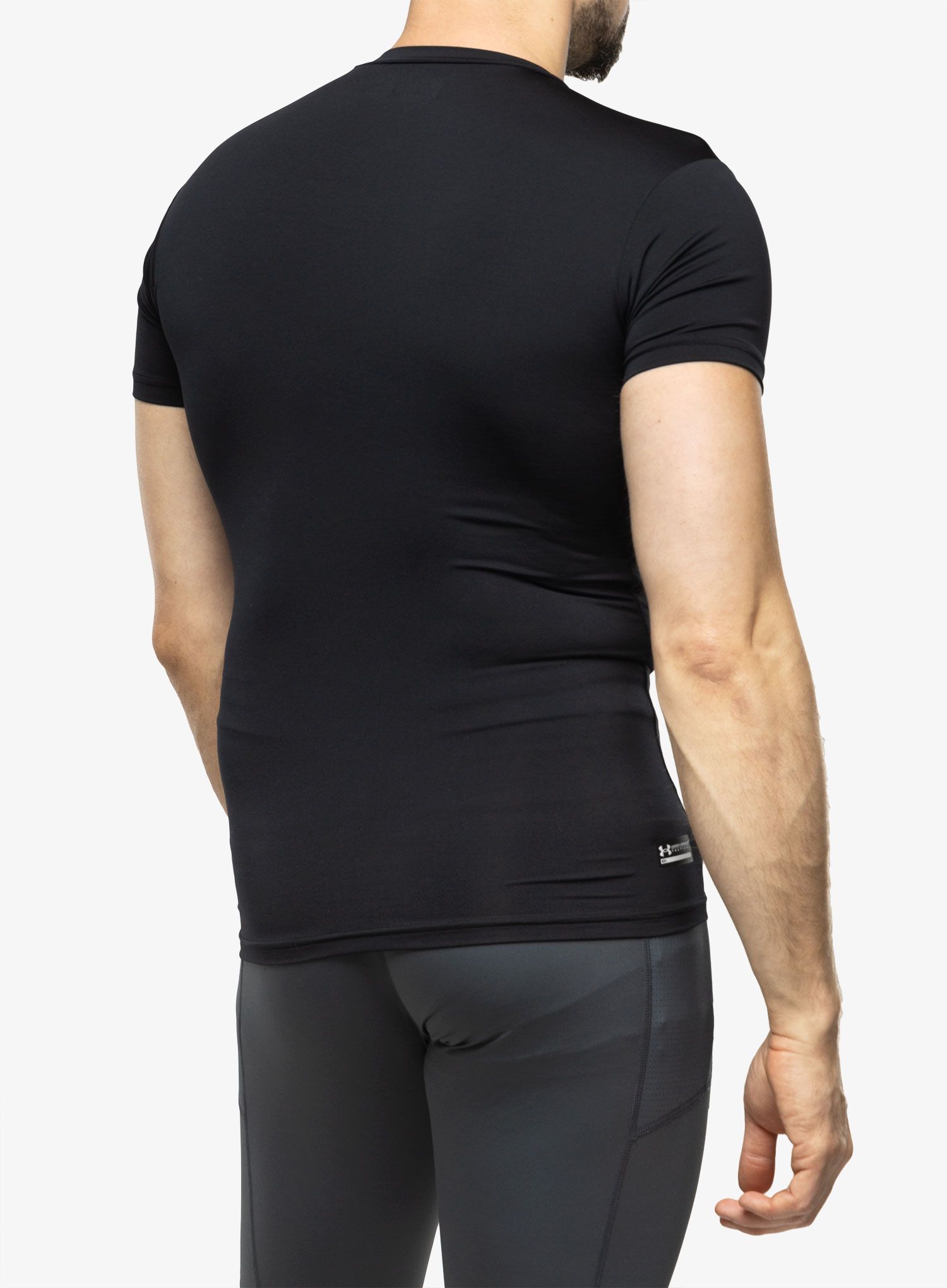 Taktička majica Under Armour Tactical HeatGear Compression Tee - black/clear