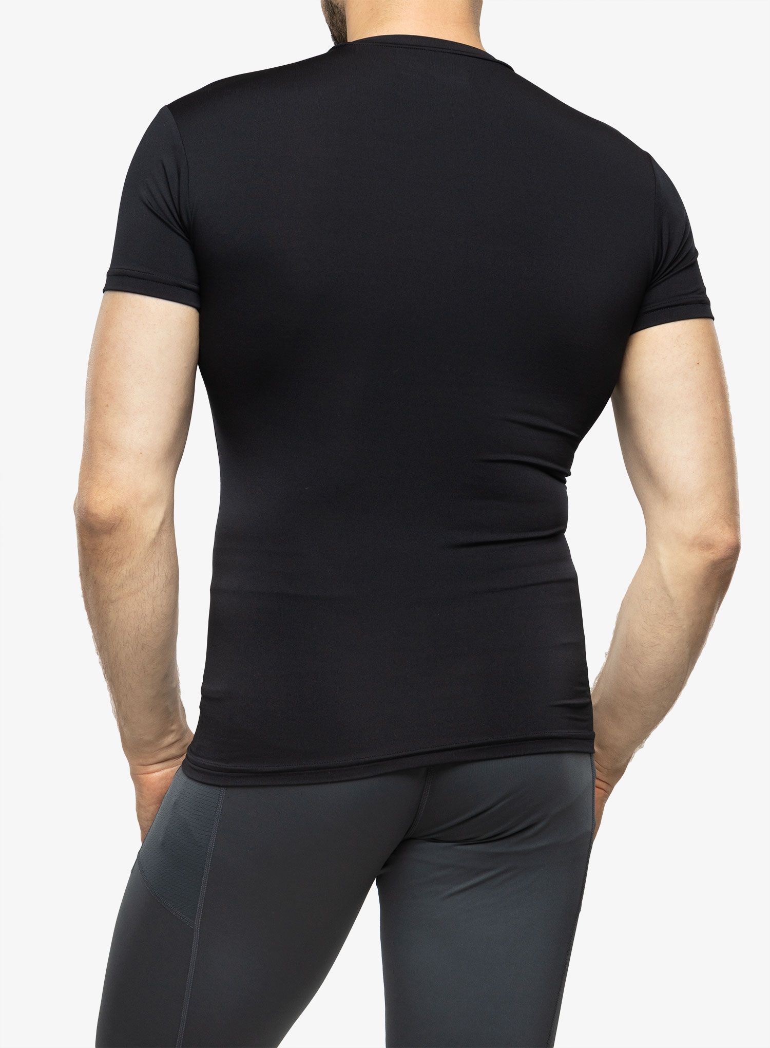 Taktička majica Under Armour Tactical HeatGear Compression Tee - black/clear