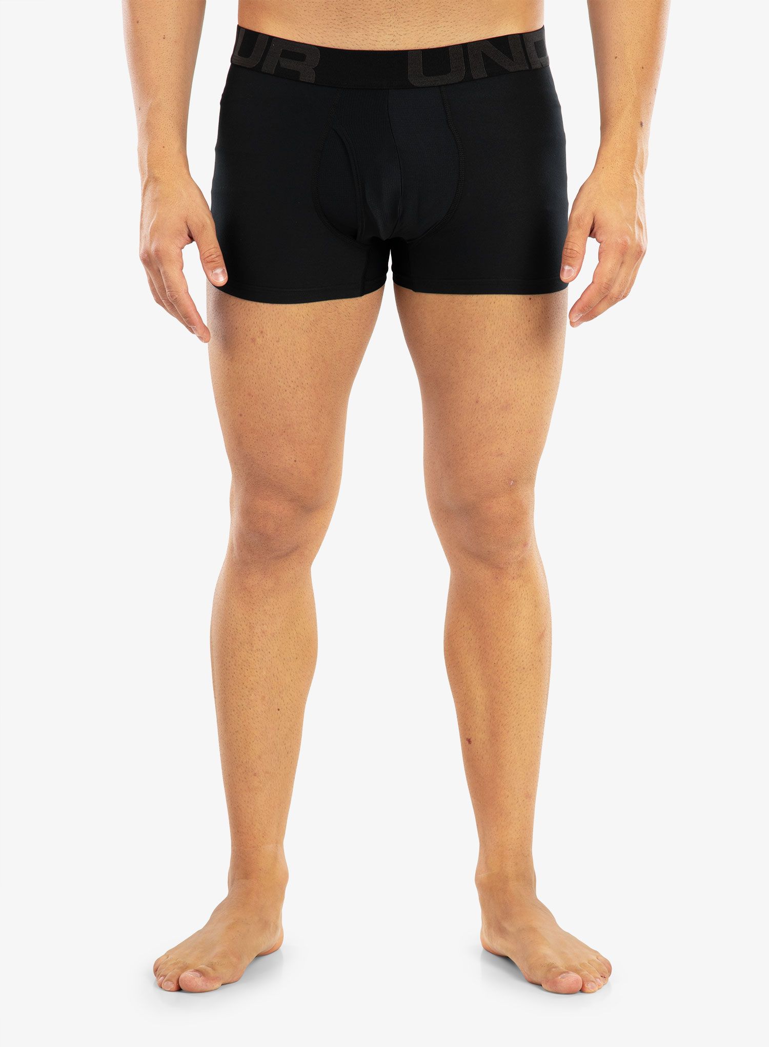 Termoaktivne bokserice Under Armour Tech 3in 2 Pack - black/black