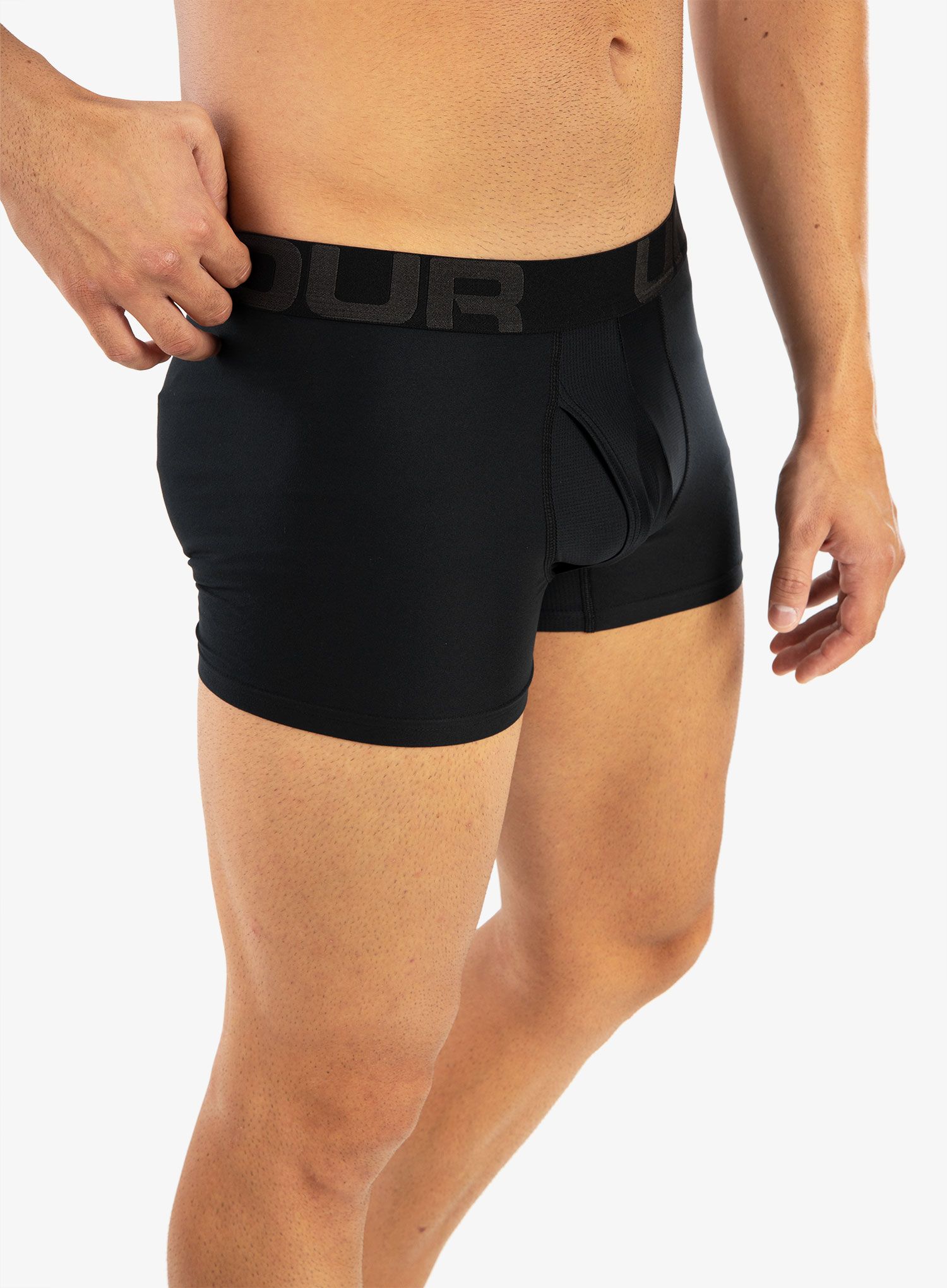 Termoaktivne bokserice Under Armour Tech 3in 2 Pack - black/black