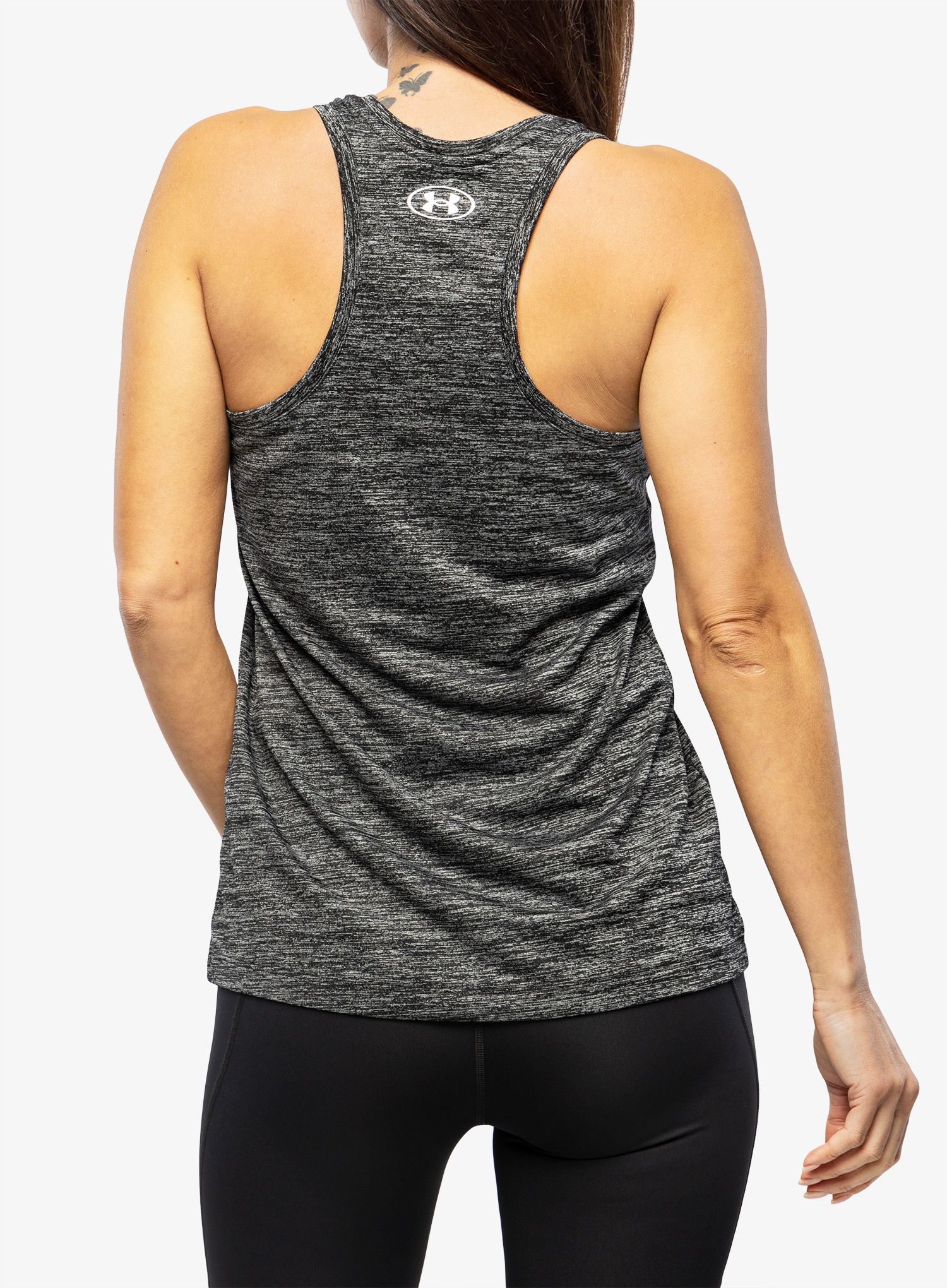 Ženski tank top Under Armour Tech Twist Tank - black/metallic silver
