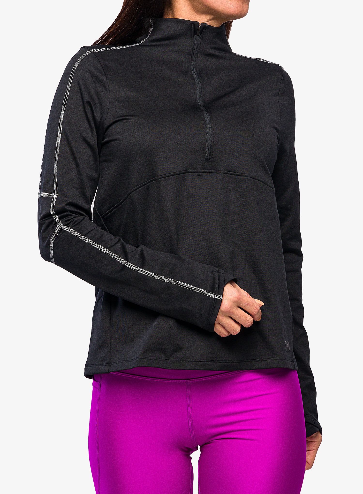 Ženska termoaktivna dukserica Under Armour Train Cold Weather 1/2 Zip - black/jet gray