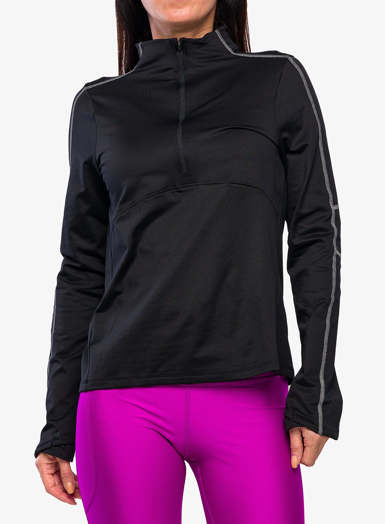 Ženska termoaktivna dukserica Under Armour Train Cold Weather 1/2 Zip - black/jet gray